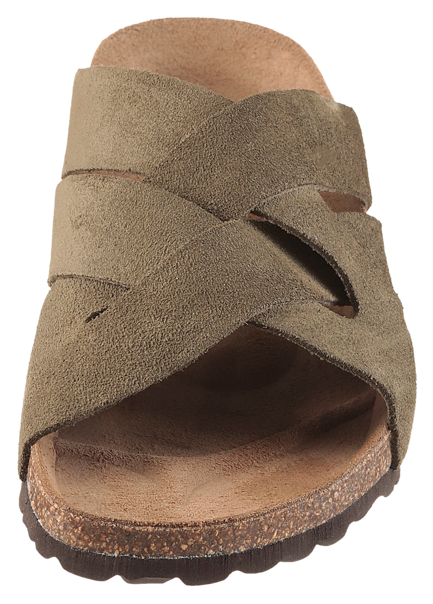 Man's World Pantolette  Schlappen, Sommerschuh, Hausschuh mit vorgeformtem Fußbett
