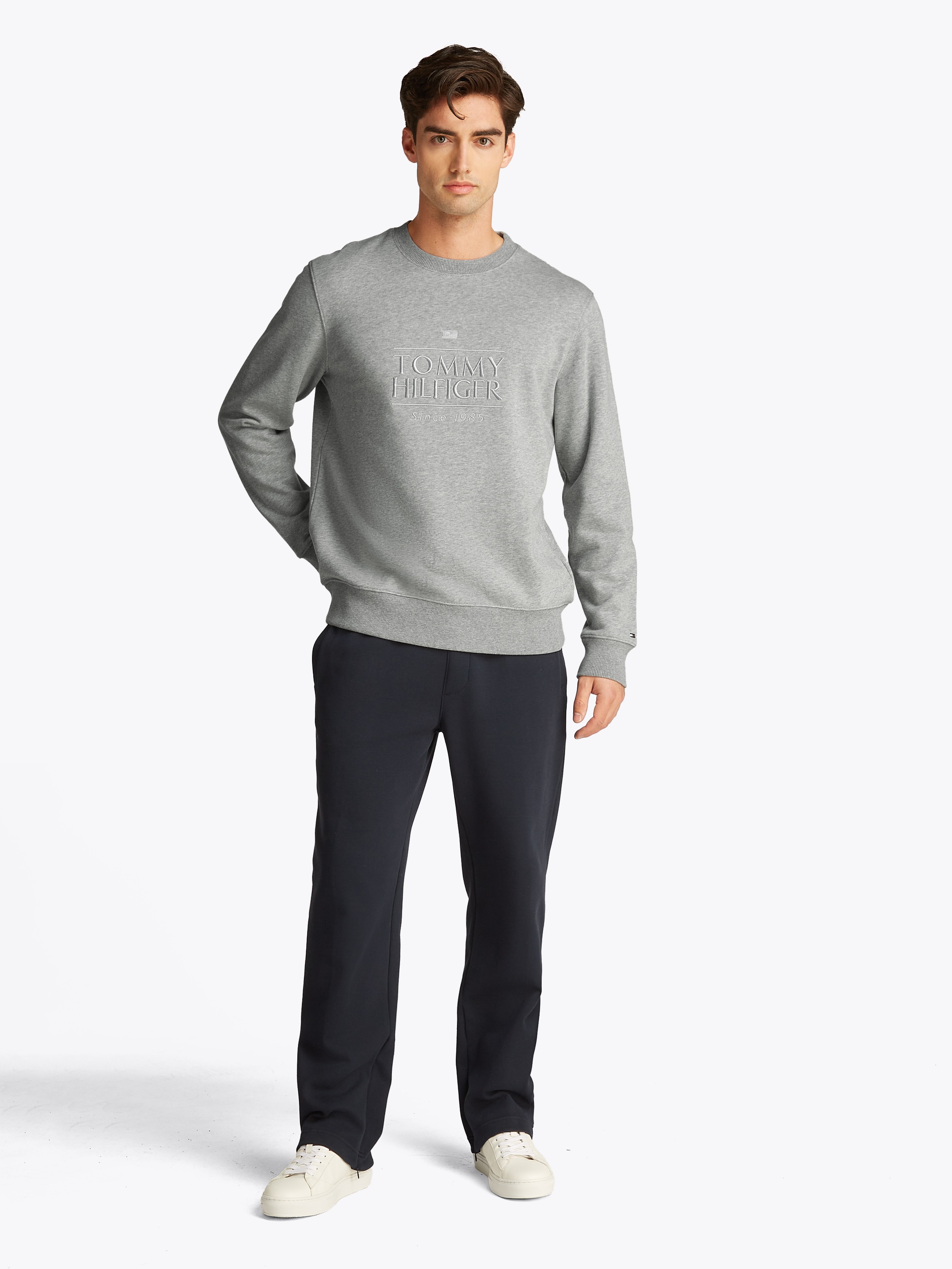 Tommy Hilfiger Sweatshirt »HILFIGER EMBRO LOGO SWEATSHIRT«