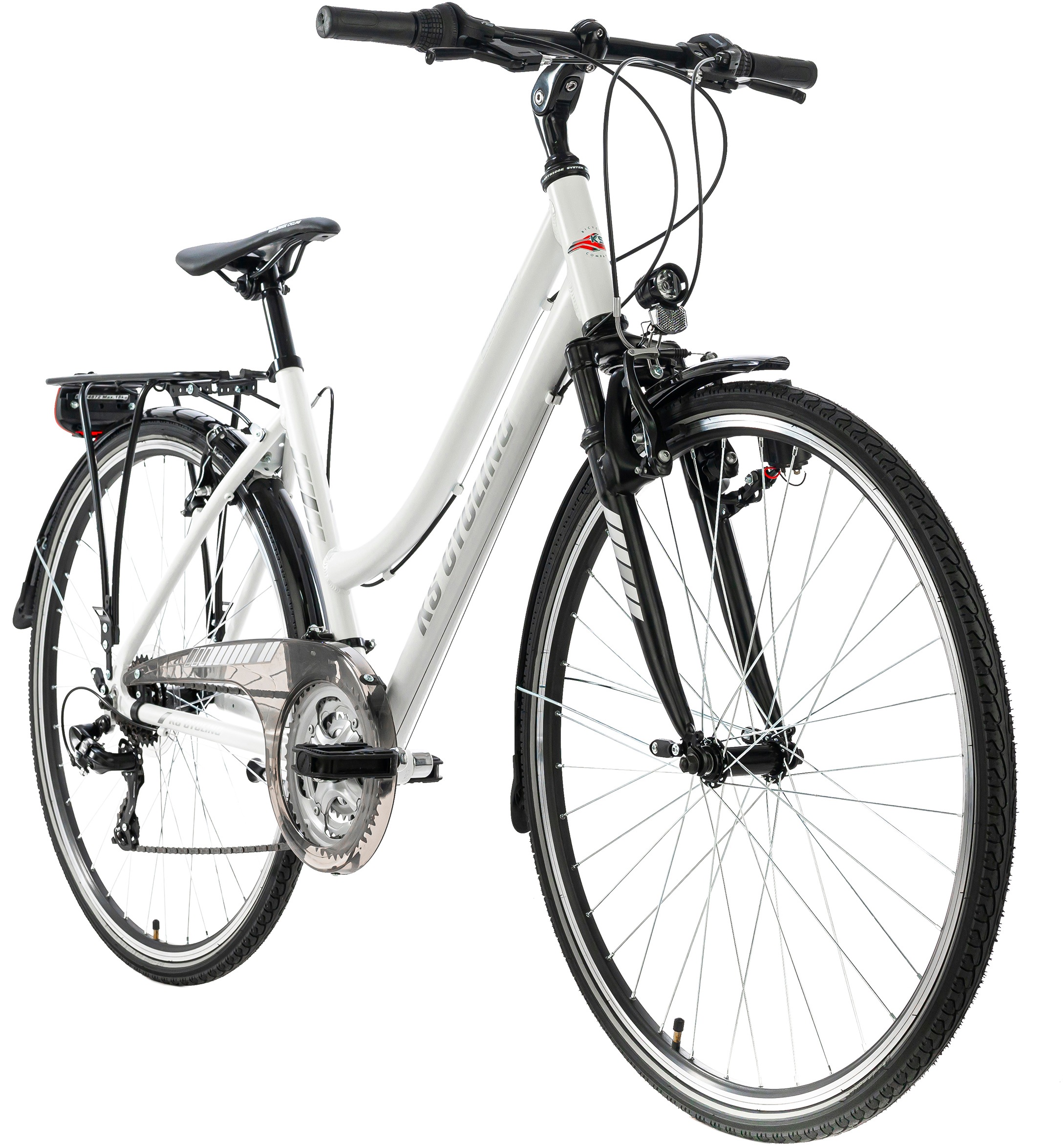 KS Cycling Trekkingrad »Canterburry«, 21 Gang, Shimano, Tourney Schaltwerk, Kettenschaltung, für Herren, Kettenschaltung
