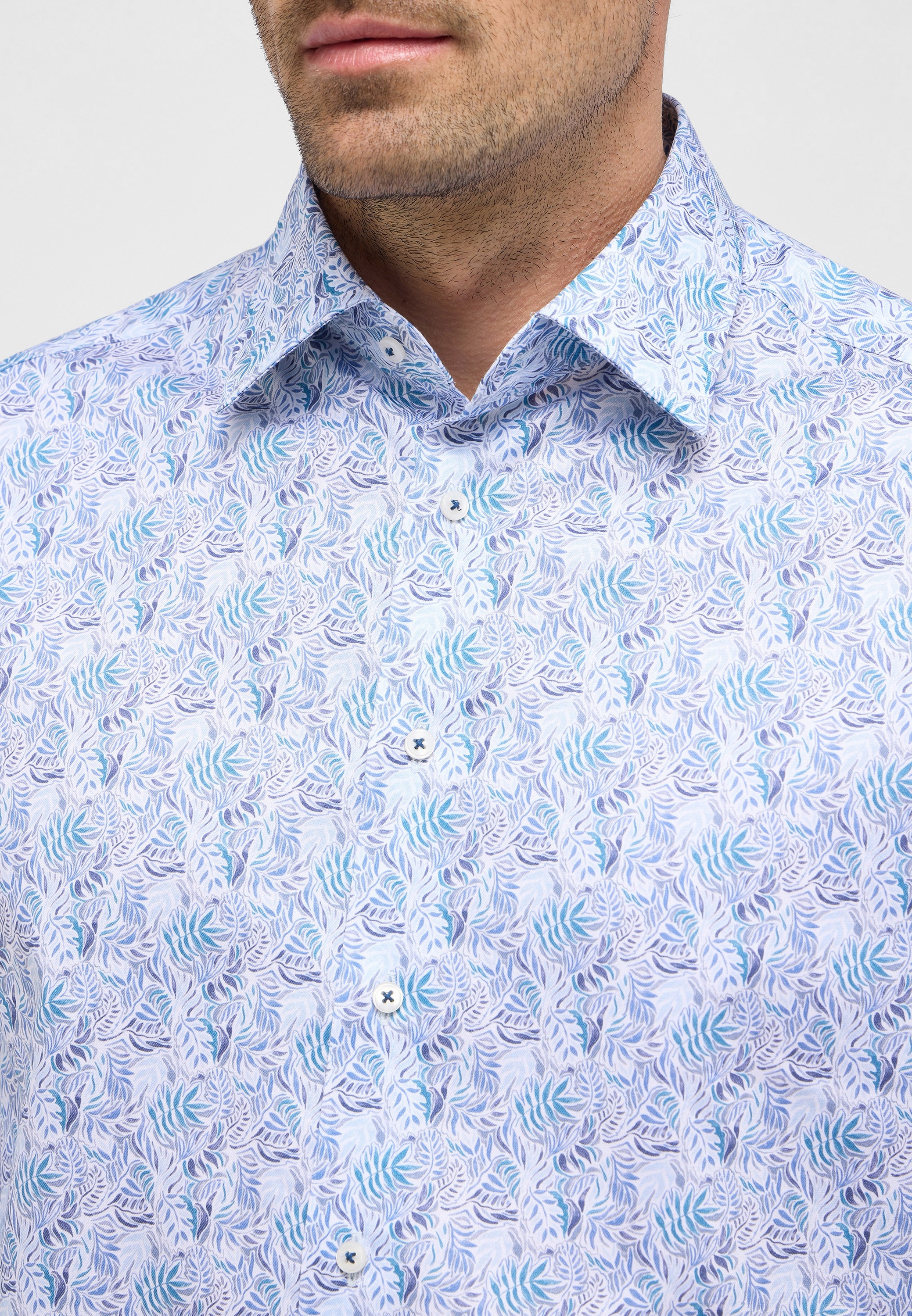 Eterna Langarmhemd »MODERN FIT«, NON IRON (bügelfrei)