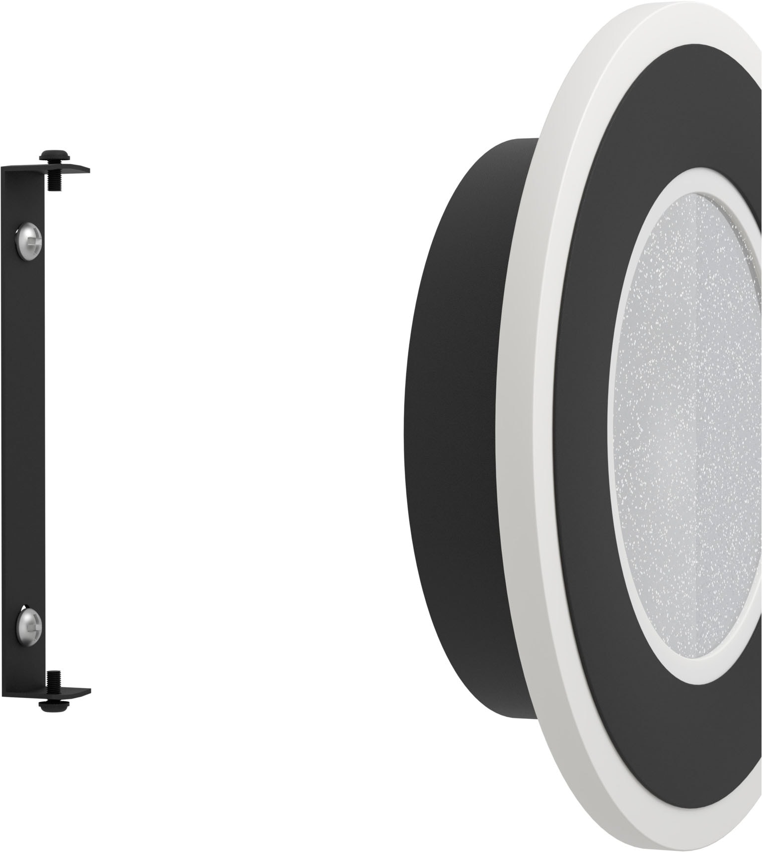 EGLO Wandleuchte »MACCHIONI Wandlampe - Stahl, Kunststoff - LED - 12W - IP20« LED-Modul 1 Stk. Neutralweiß Wandstrahler, Wandspot, Wohnzimmer, Flur, Ø20 x AL4,5 cm