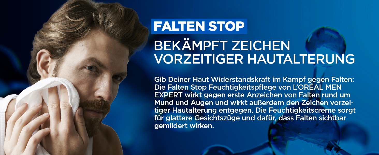 L'ORÉAL PARIS MEN EXPERT Feuchtigkeitscreme »Anti-Falten Feuchtigkeitspflege«, mit Vitamin E