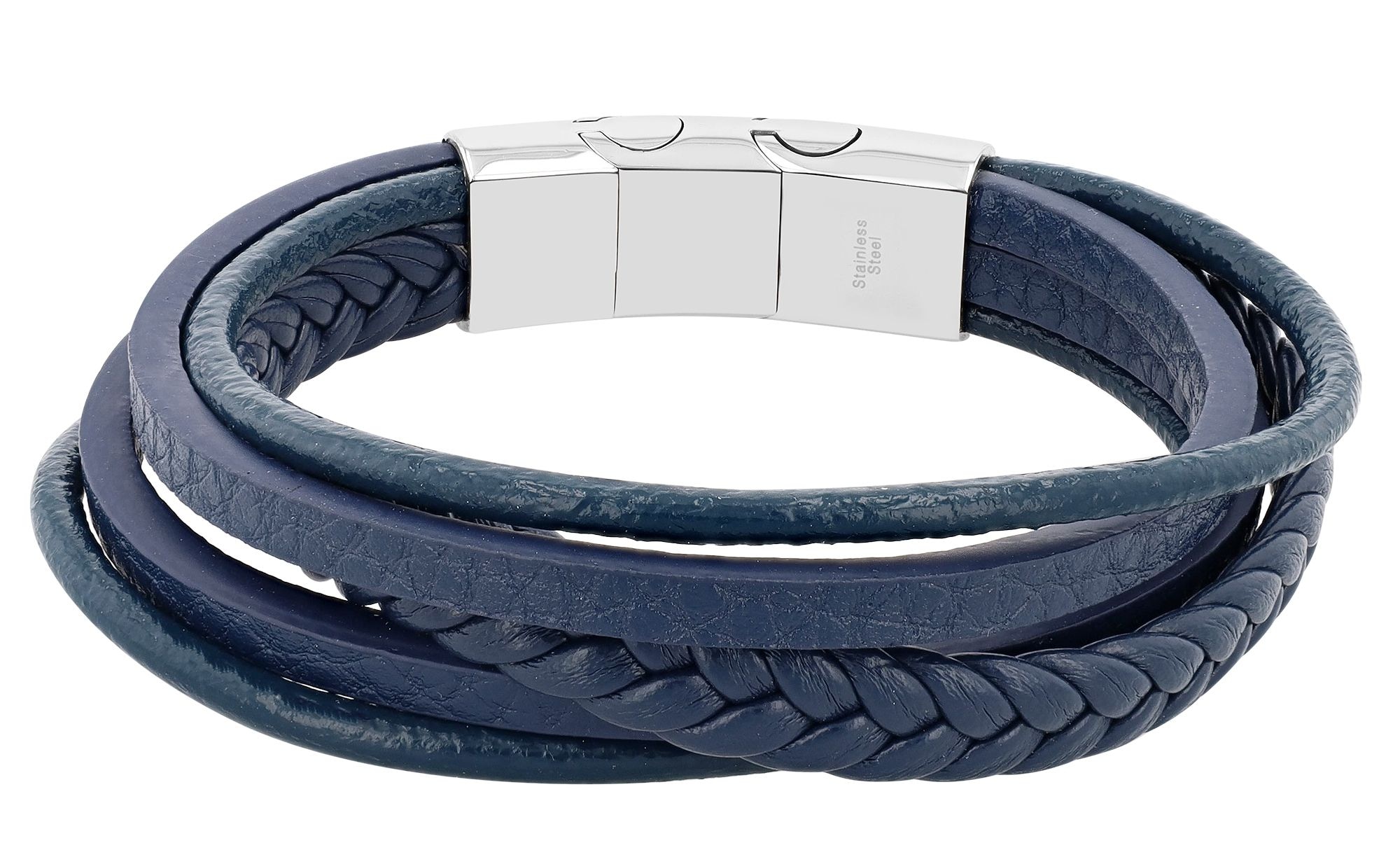 Adelia´s Lederarmband »Herren Armband ¿ Lederarmband aus Leder 21 cm«