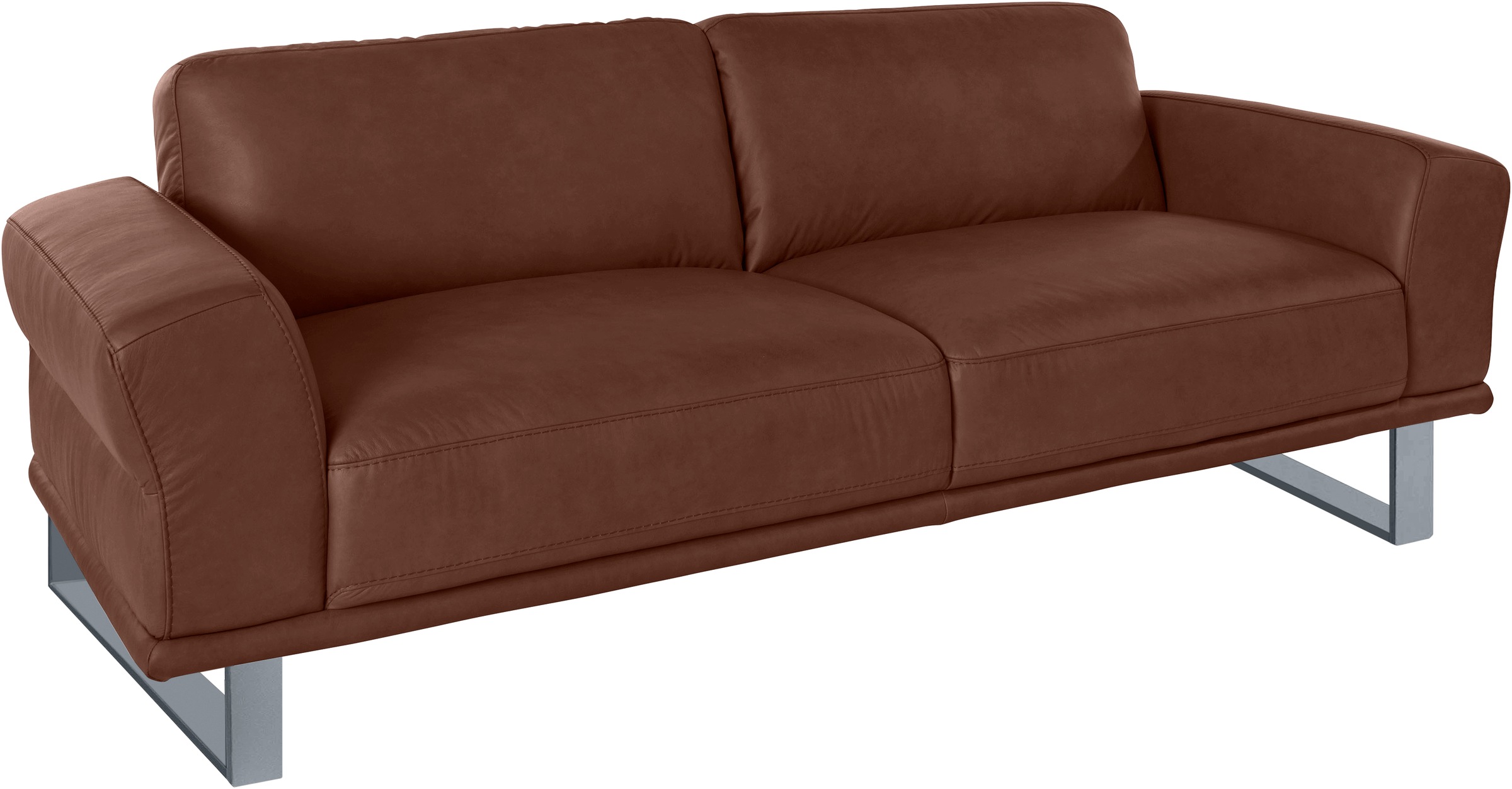 W.SCHILLIG 2,5-Sitzer »montanaa«, mit Metallkufen in Silber matt, Breite 232 cm