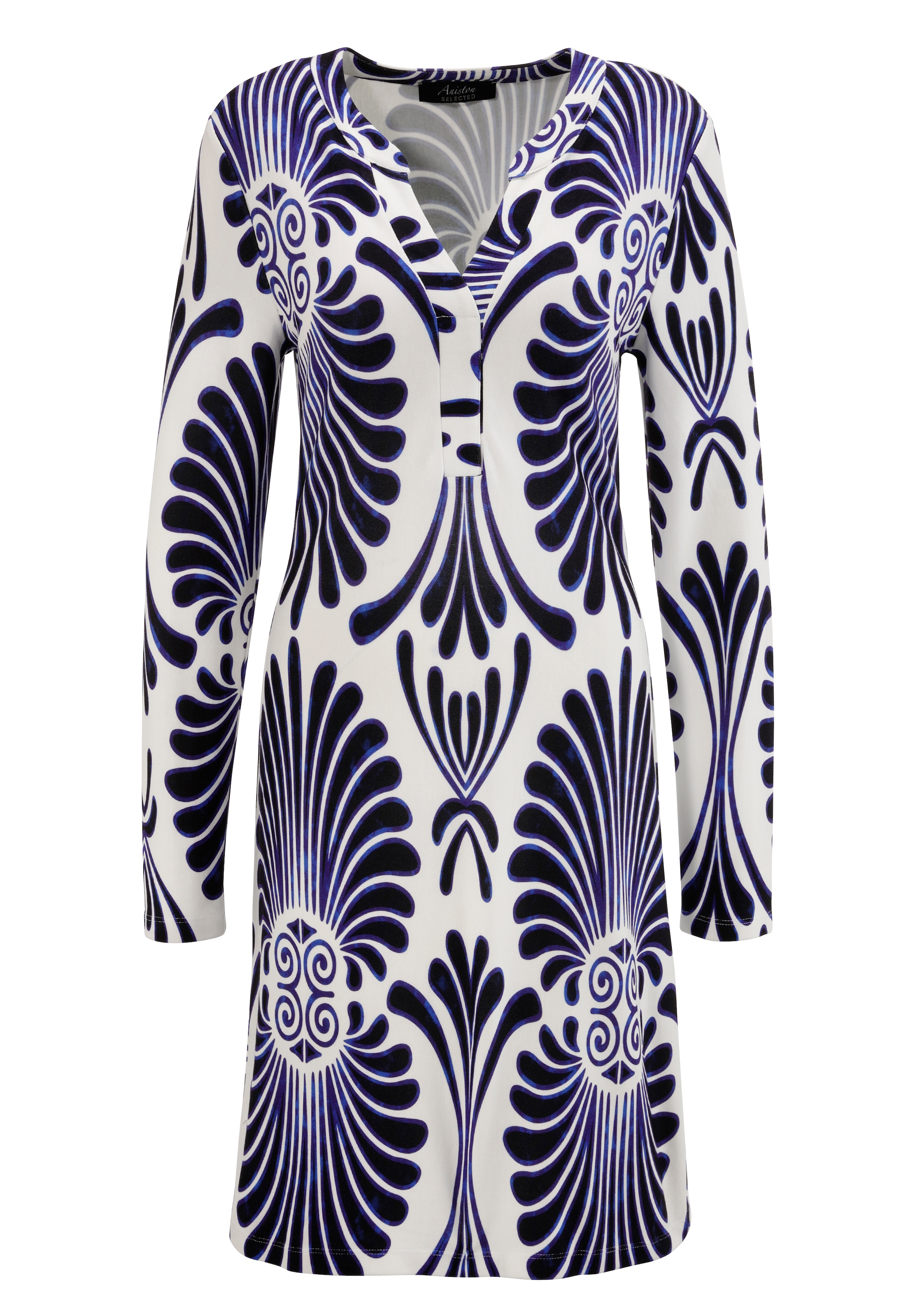 Aniston SELECTED Minikleid, mit fantasievoller Musterung