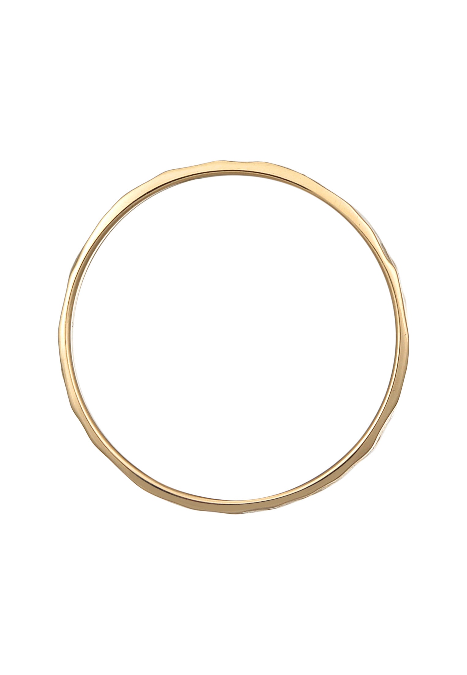 Elli Premium Fingerring »Ring Bandring Freundschaftsring Ehering 585er Gelbgold«