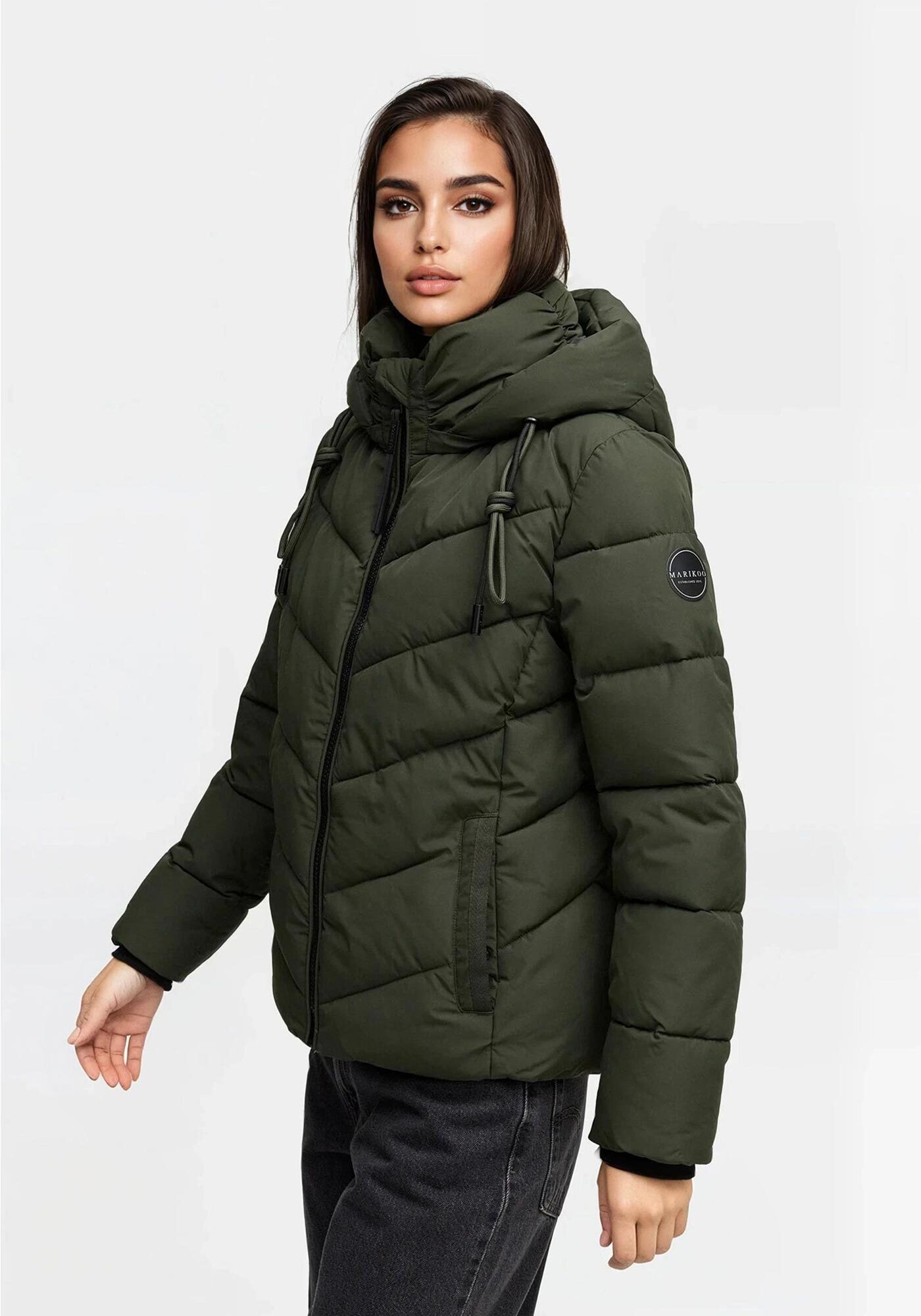 Marikoo Winterjacke »Marikoo Sahnemausii Damen Winter Steppjacke N091«