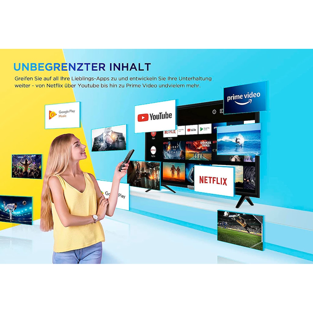 iFFALCON LCD-LED Fernseher »55K610X1«, 139,7 cm/55 Zoll, 4K Ultra HD, Android TV-Smart-TV
