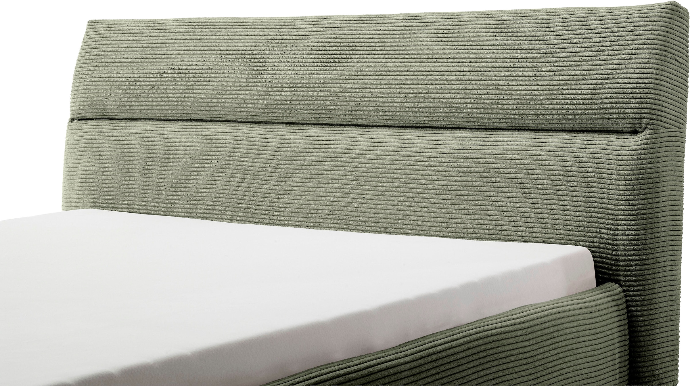 Home affaire Polsterbett »Elvo, weichgepolstertes Kopfteil, wahweise Überlänge, B: 140-200 cm« inkl. 7-fache Einlegetiefenverstellung & saugroboterfreundliche Höhe