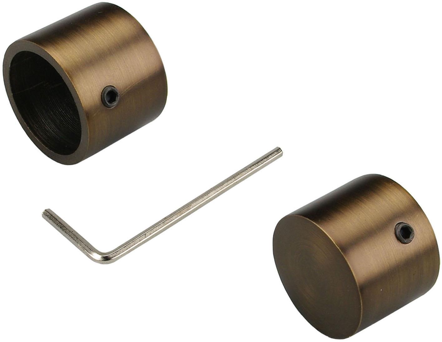 Liedeco Gardinenstange »CELKEGEL01SG2L«, 2 läufig-läufig, Fixmaß, 2-läufig im Fixmaß Ø 25 mm