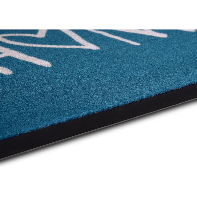 my home Fußmatte »Magne«, rechteckig, mit Spruch, Schrift Design, waschbar,  robust, pflegeleicht, rutschfest online kaufen