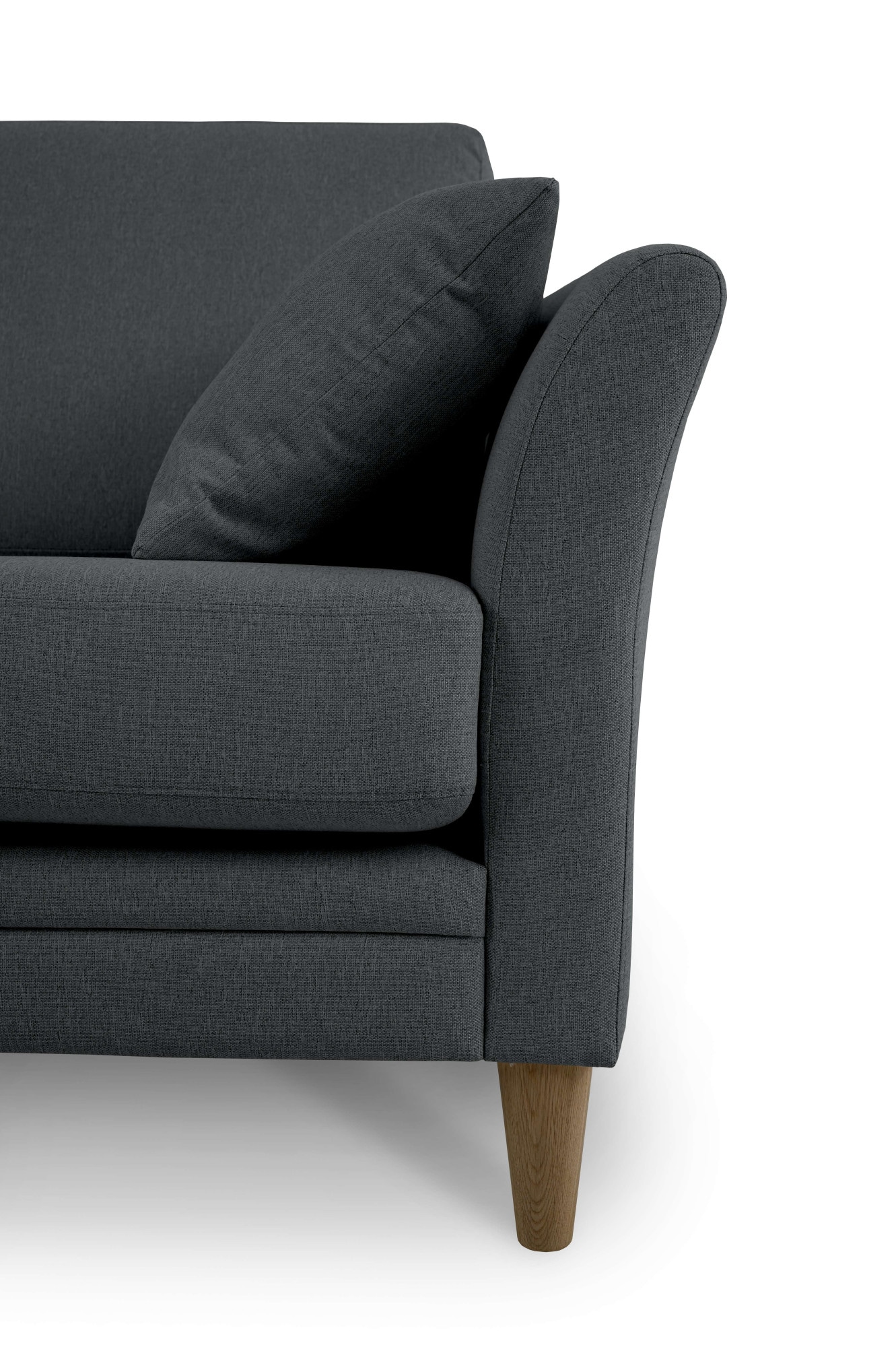 Home affaire 3-Sitzer »Arellano, Breite 217 cm«, klassisches Design, 2 Zierkissen inklusive, Webstoff fein