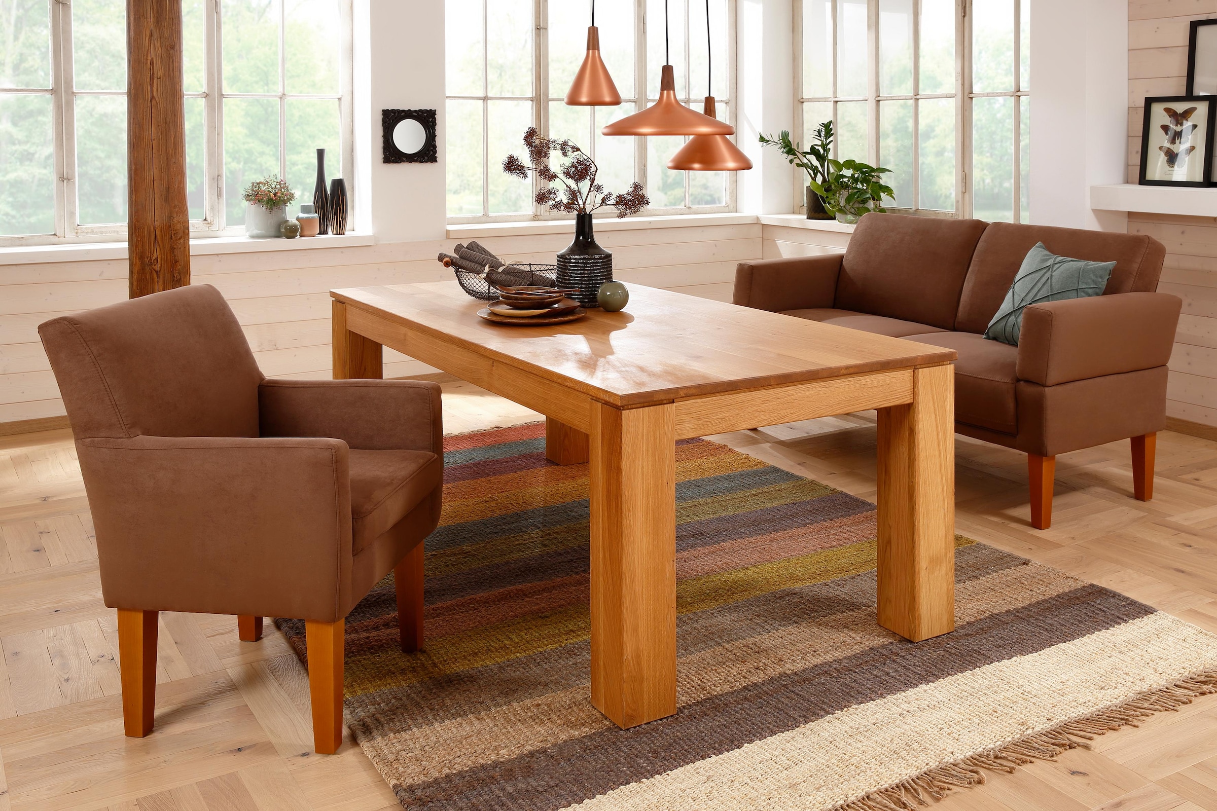 Home affaire Sessel »Fehmarn« komfortable Sitzhöhe von 54 cm,  in 3 verschiedenen Bezugsqualitäten