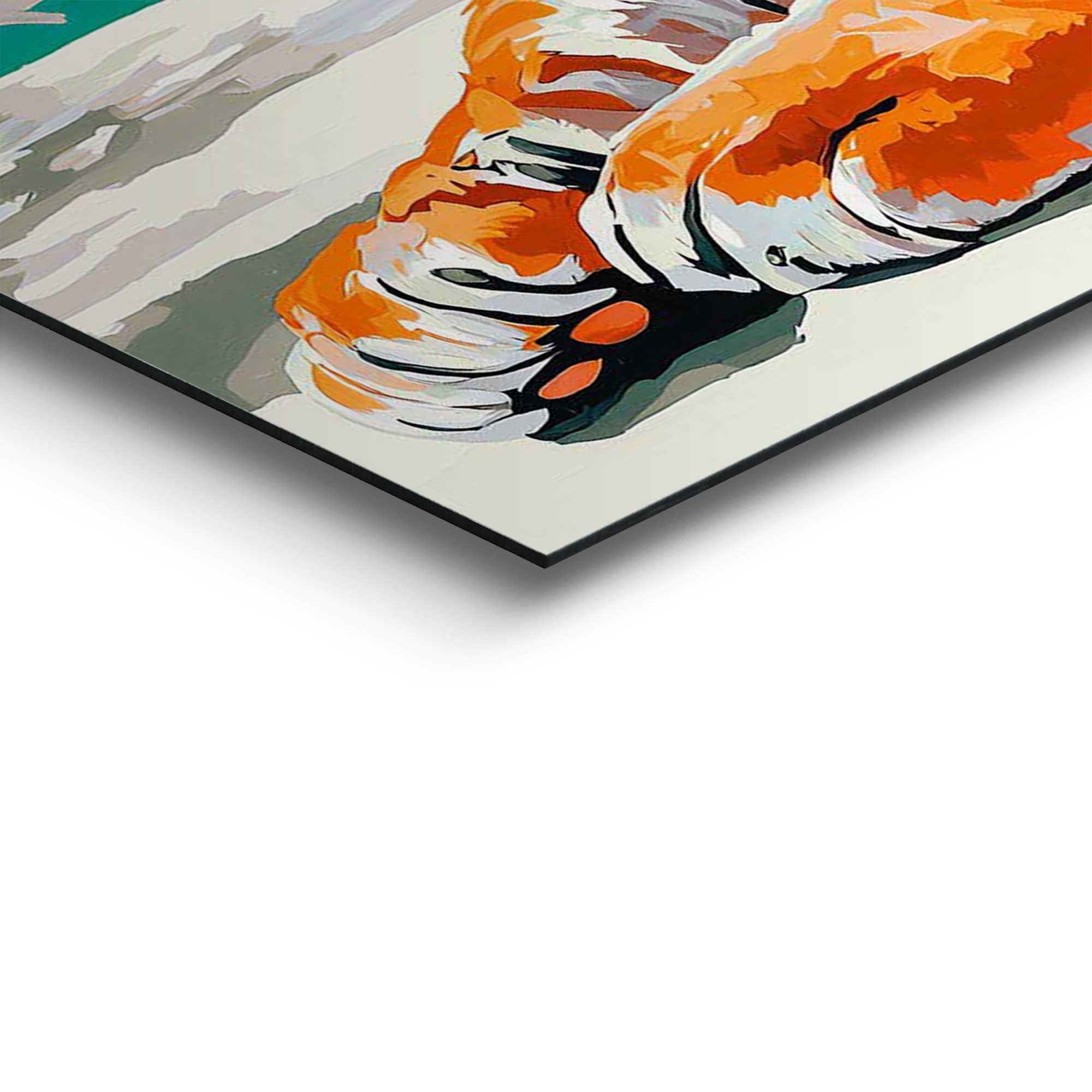 Reinders! Deco-Panel »Gemalter Tiger« Hobbyraum - Mehrfarbig - MDF - Tiere - 60x90 cm