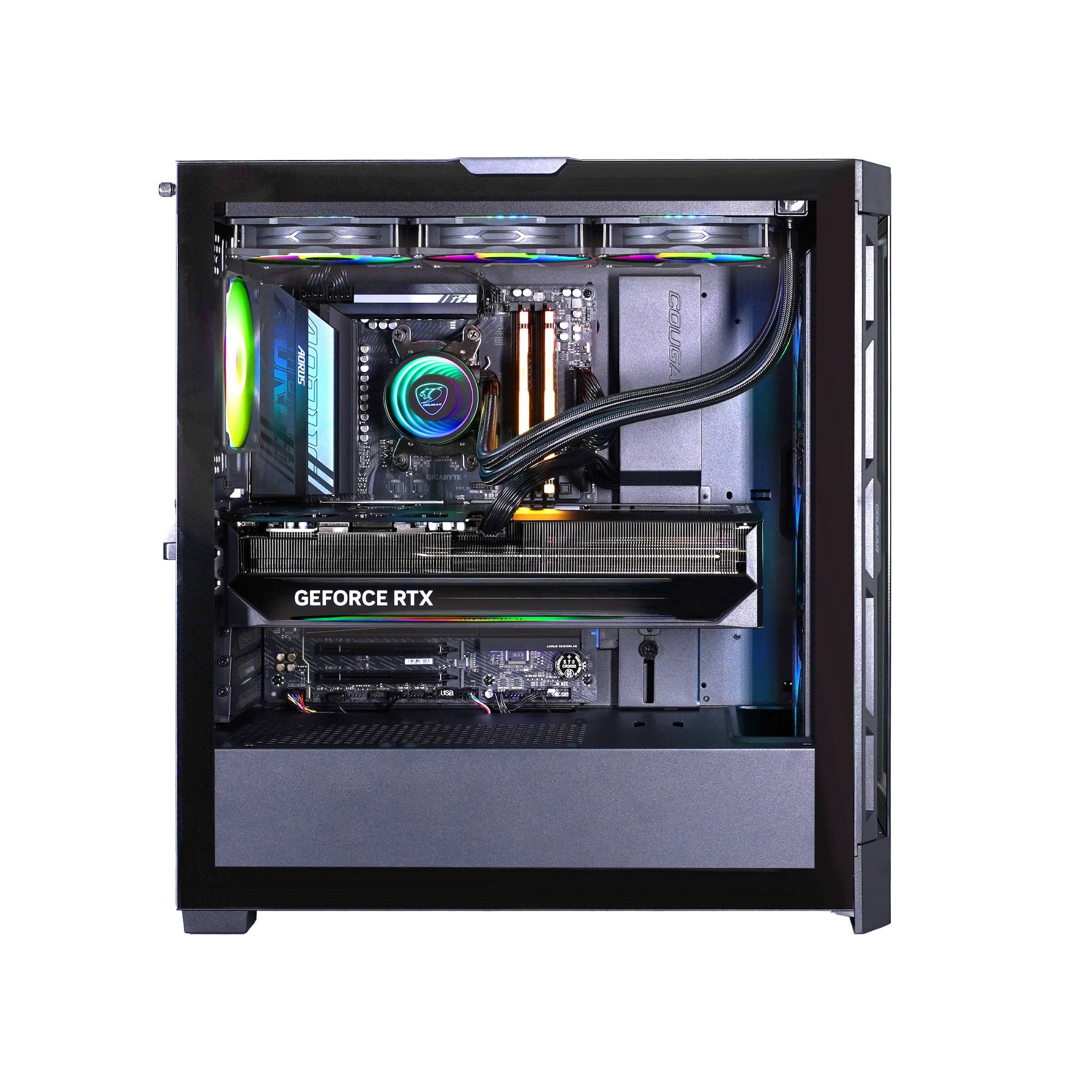 Cougar Gaming-PC »DUOFACE PRO BK 7475«, Windows 11, DDR5 RAM