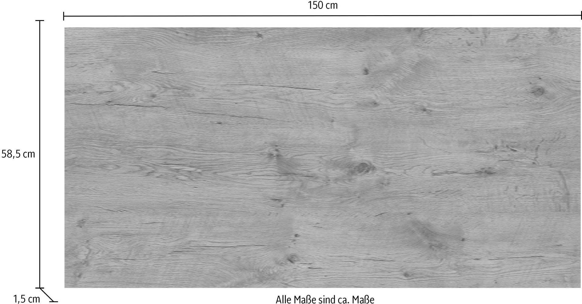 IMPULS KÜCHEN Schrankwange »Abdeckboden (Top-Platte)«, in vielen Breiten; 1,6 cm stark, 58,5 cm tief; passend zu allen Serien