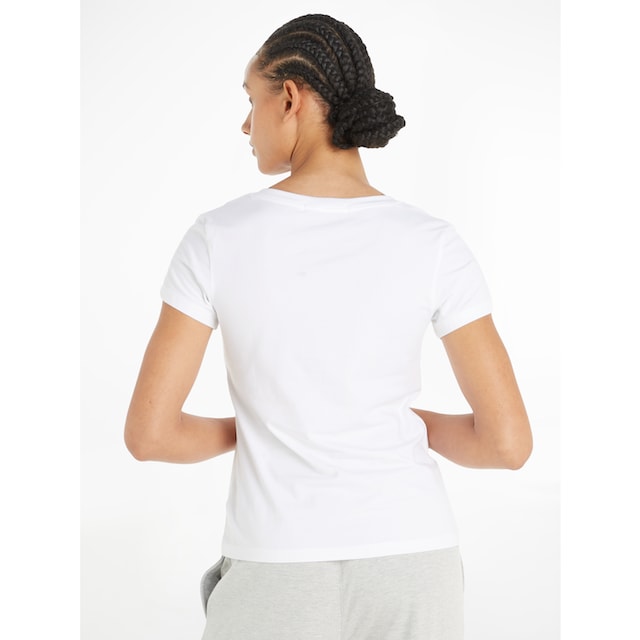 Calvin Klein Jeans V-Shirt »CK EMBROIDERY STRETCH V-NECK«, (1 tlg.), mit  kleiner Calvin Klein Logo-Stickerei auf Brusthöhe bei ♕
