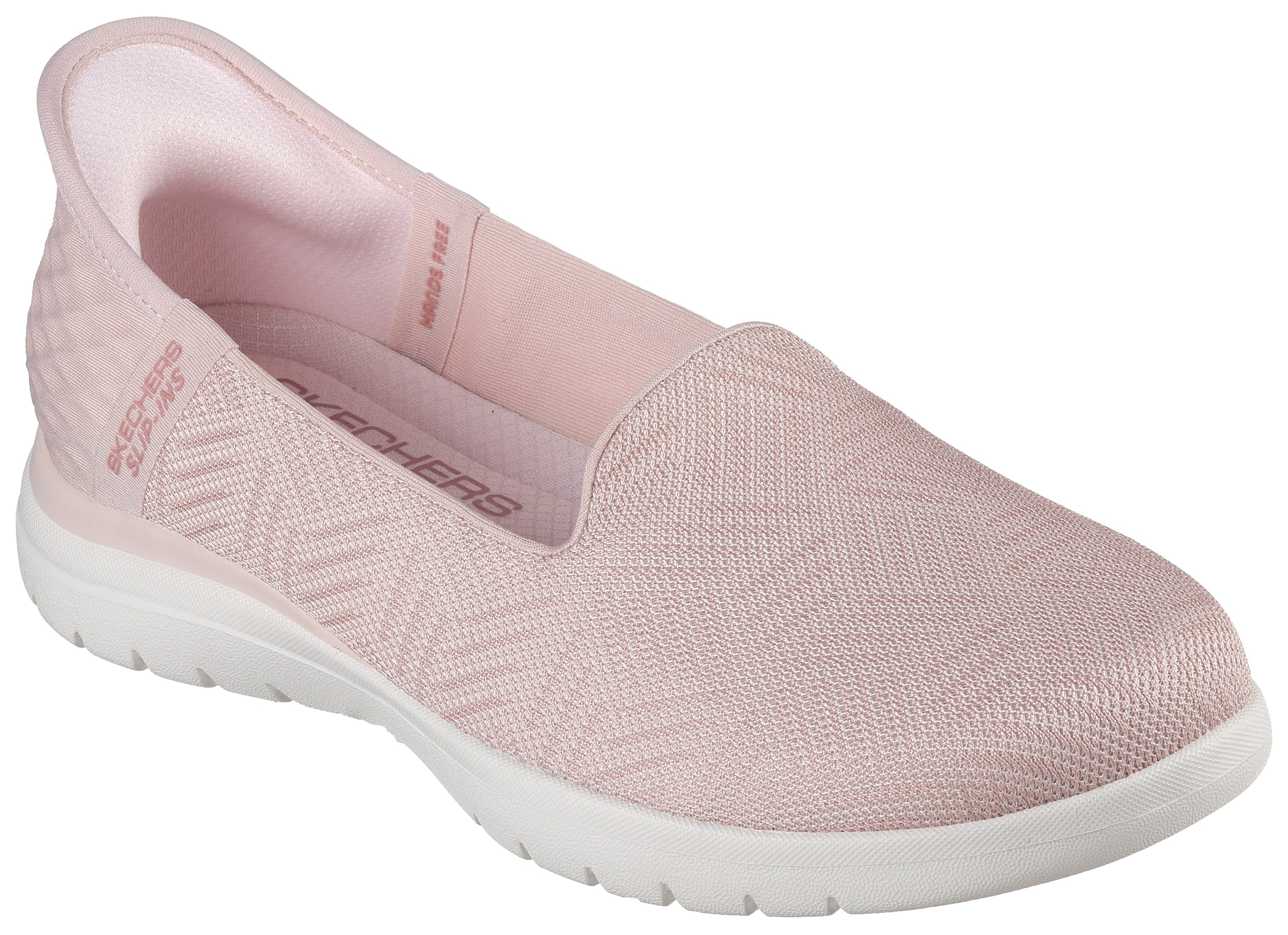 Skechers Slip-On Sneaker »ON-THE-GO FLEX-CLOVER«, Schlupfschuh, Slipper, Freizeitschuh mit gepolstertem Schaftrand