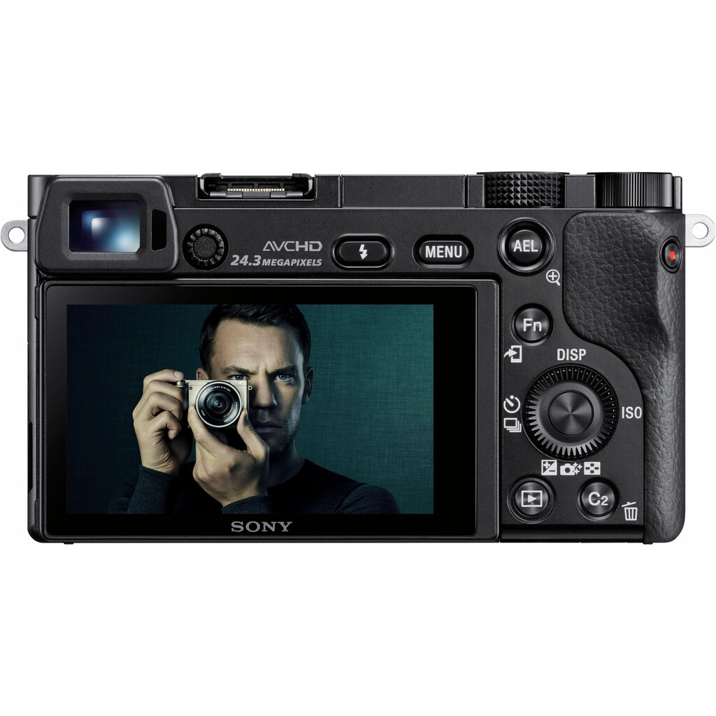 Sony Systemkamera »Alpha ILCE-6000Y Set«, Sony 16-50, Sony 55-210, 24,3 MP, WLAN (Wi-Fi)