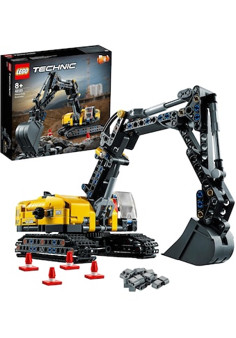 LEGO® Konstruktionsspielsteine »Hydraulikbagger (42121), LEGO® Technic«, (569 St.),... kaufen