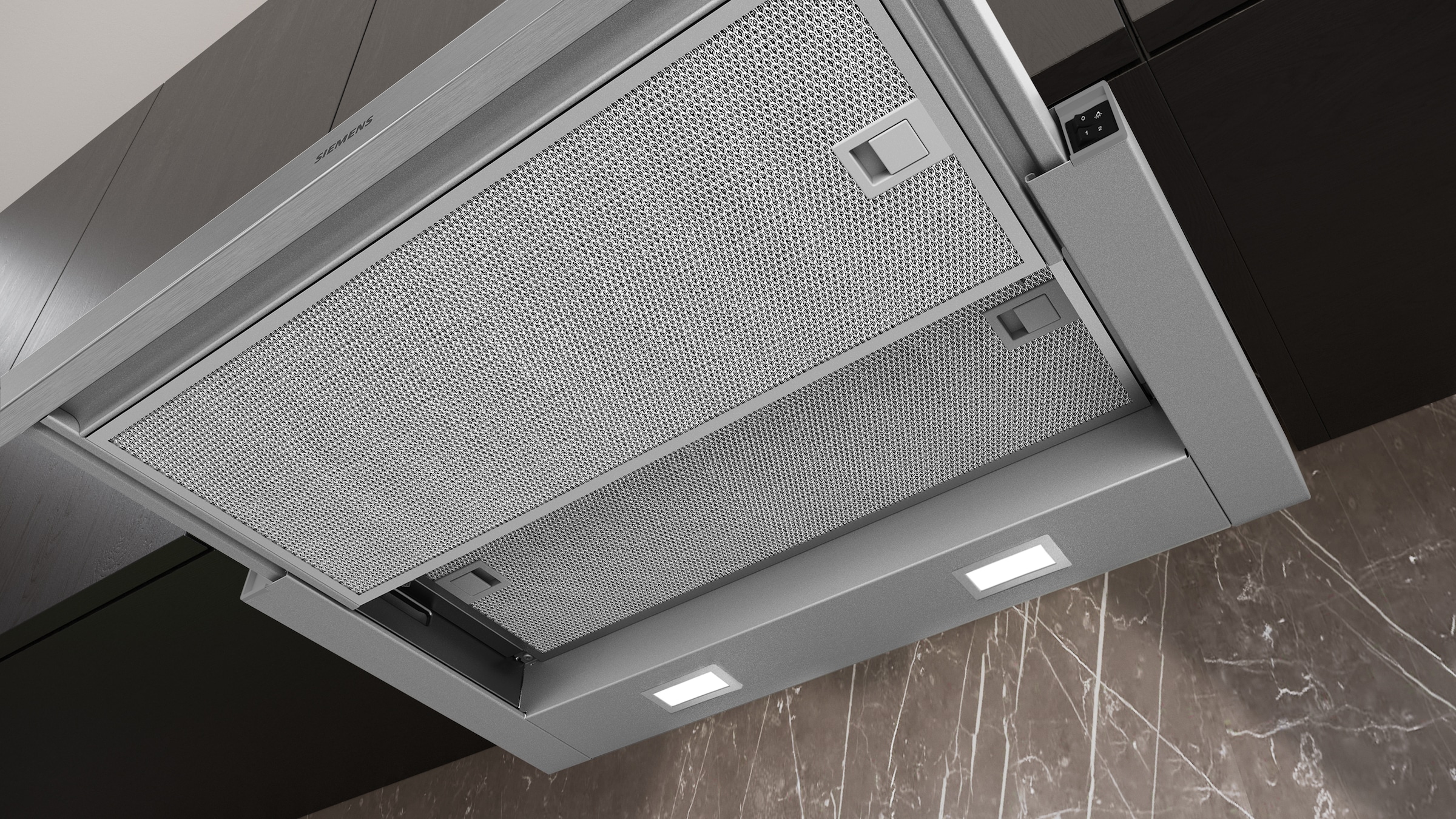 SIEMENS Flachschirmhaube »LI63LB526« Serie iQ100 Helles LED-Licht & Teleskopauszug für klare Sicht und frische Luft.