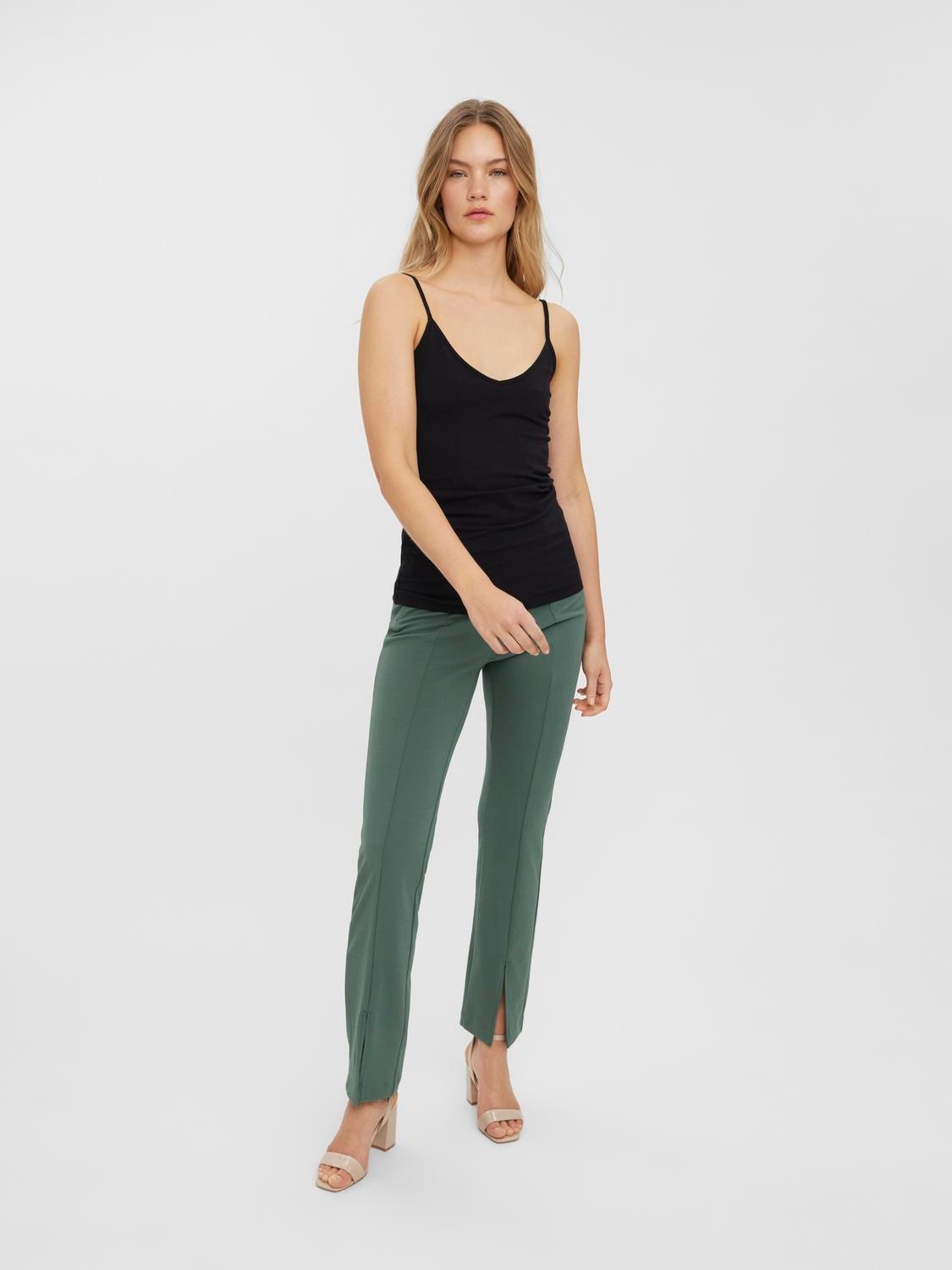 Vero Moda Spaghettitop »VMMAXI MY SOFT V SINGLET 2PACK« 2er-Pack, 2 Baumwollmischung, slim fit