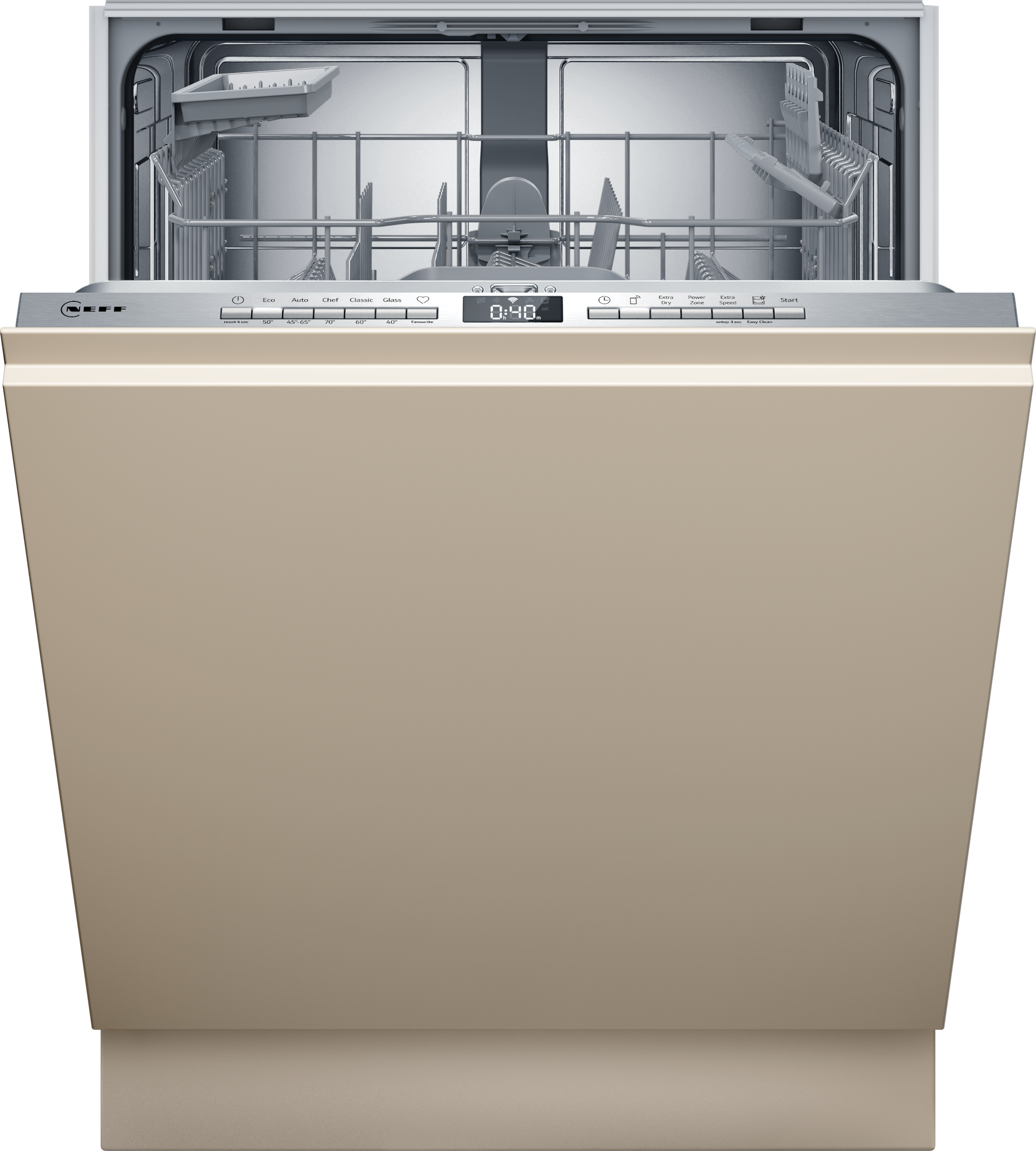 NEFF vollintegrierbarer Geschirrspüler N 50 »S255HTX06E« 13 tlg. Maßgedecke