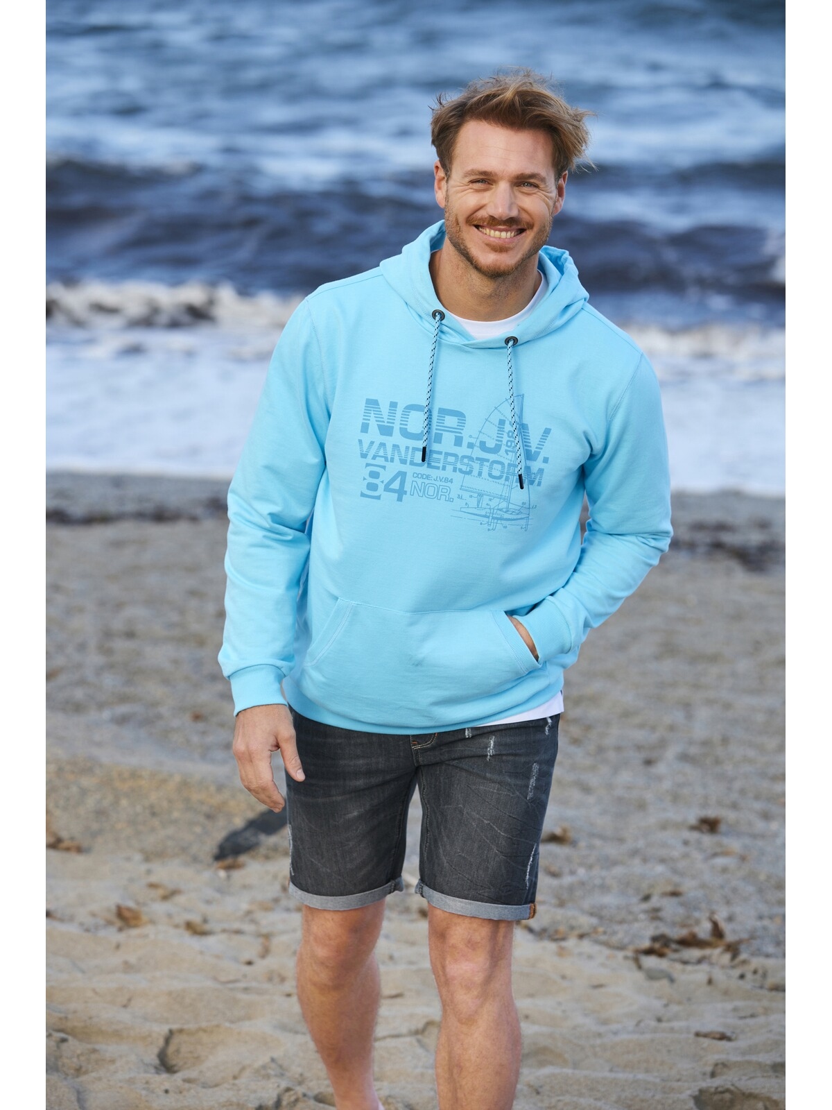 Jan Vanderstorm Kapuzensweatshirt »Sweatshirt JEPPE«, (1 tlg.)