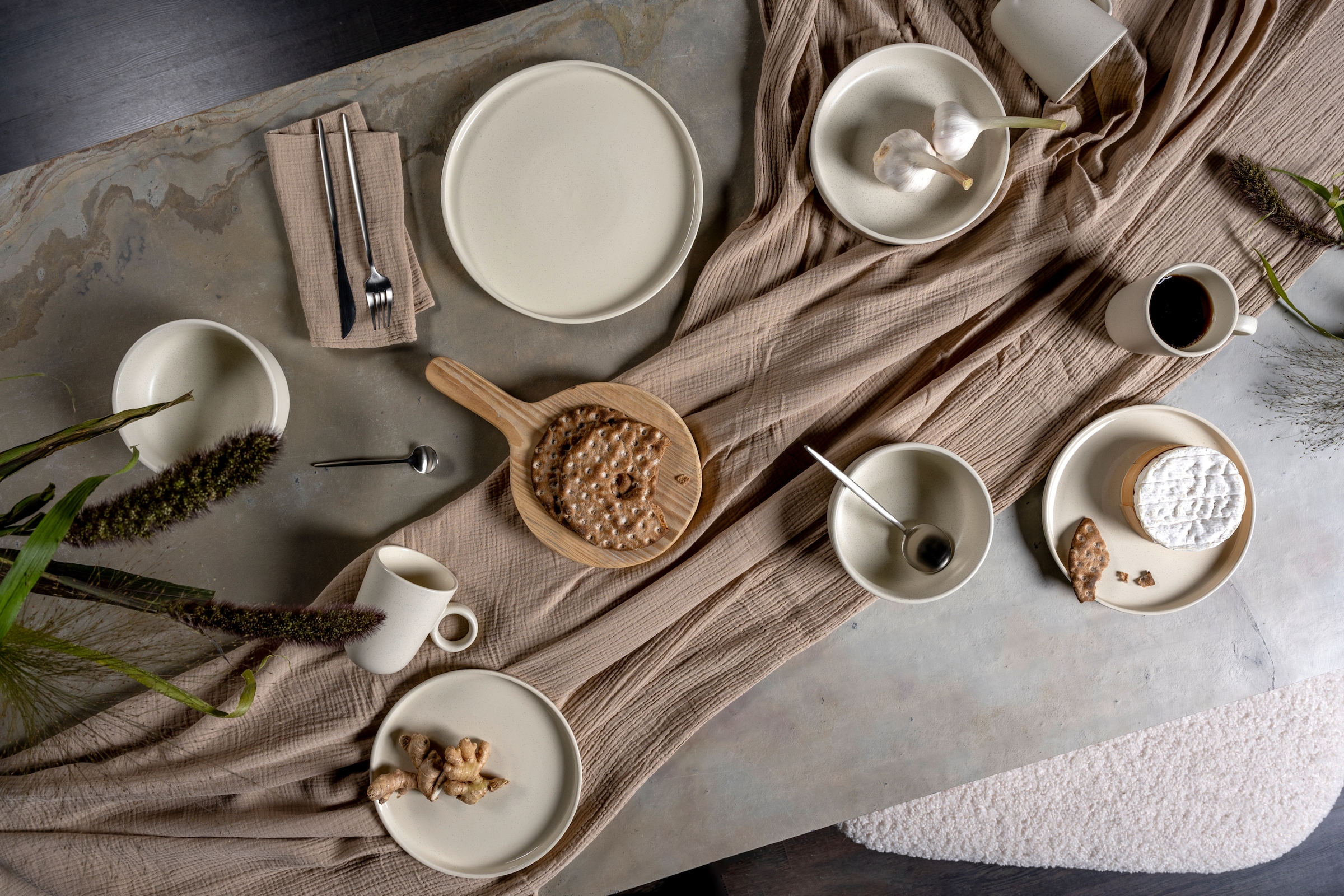 LEONARDO Teller-Set »Suppenteller ROMA, Keramikteller, ca. 20 cm, 6-teilig« Geschirr-Set, Service, spülmaschinengeeignet