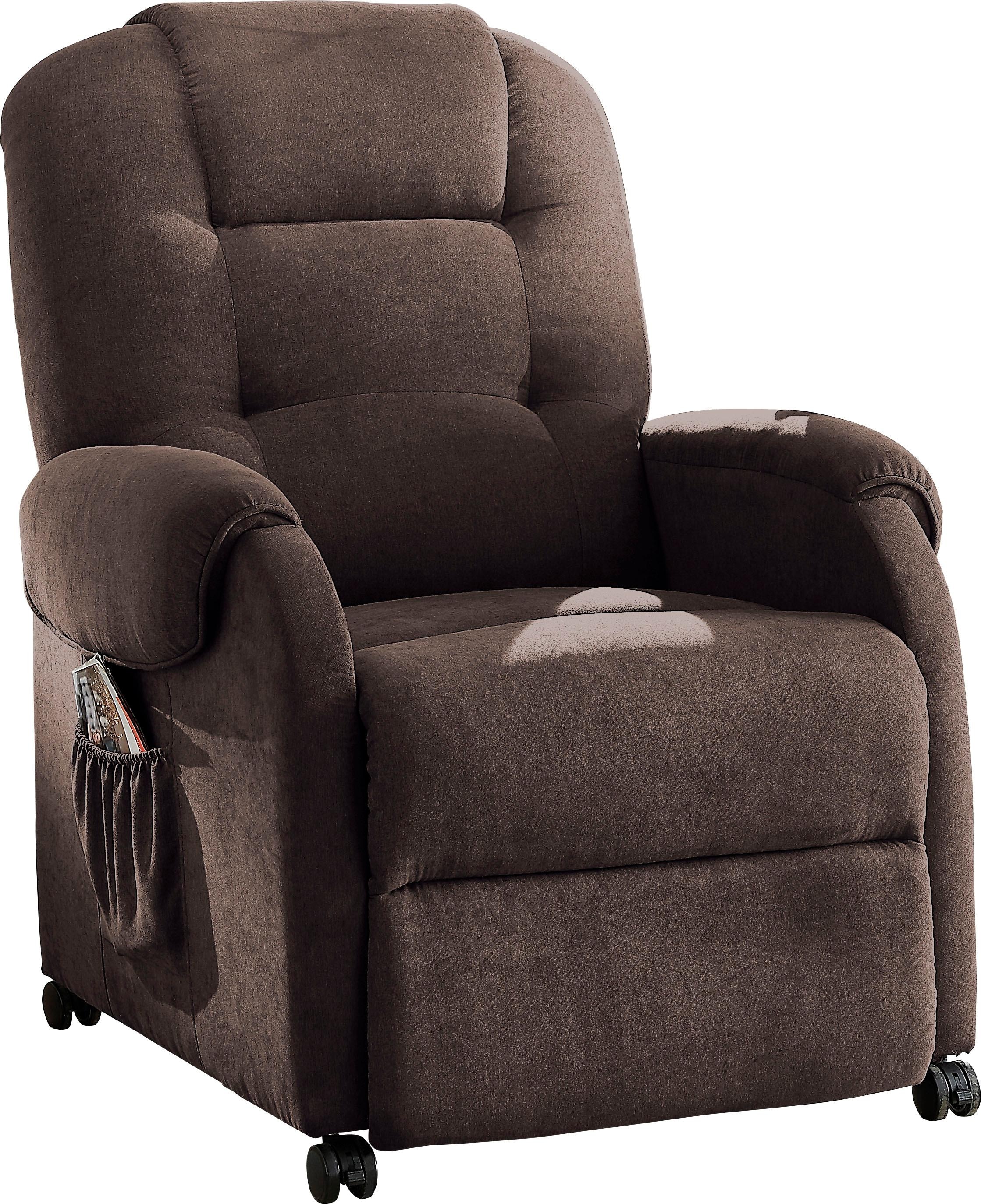 ATLANTIC home collection Relaxsessel »Tobi«, mit Relaxfunktion, Federkern & Aufbewahrungstasche