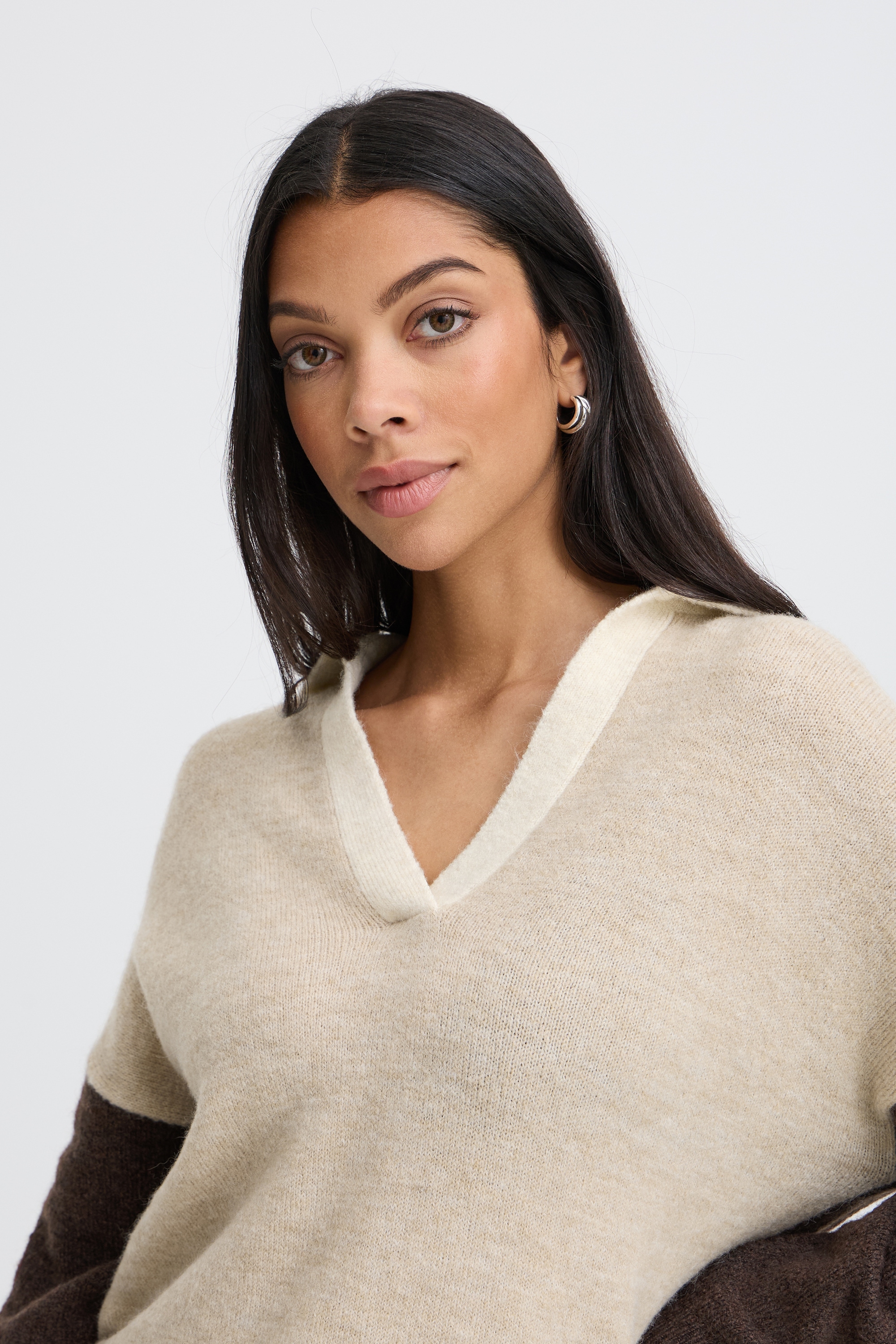 b.young Strickpullover »Damen Langarm BYMONNA«