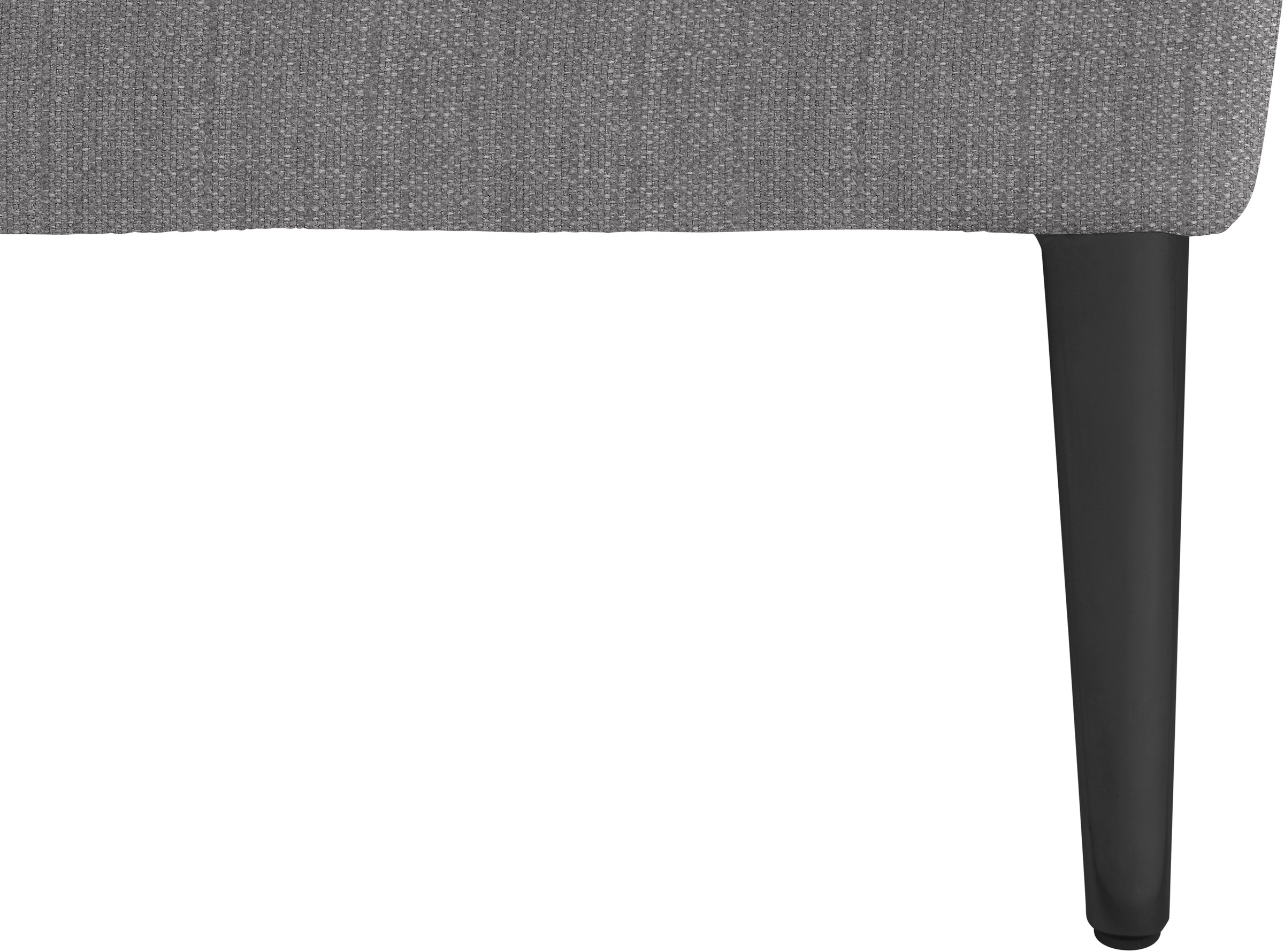 W.SCHILLIG Ecksofa »enjoy&MORE, Designsofa, elegant und bequem, L-Form«, Sitztiefenverstellung, Füße schwarz pulverbeschichtet, Breite 310 cm