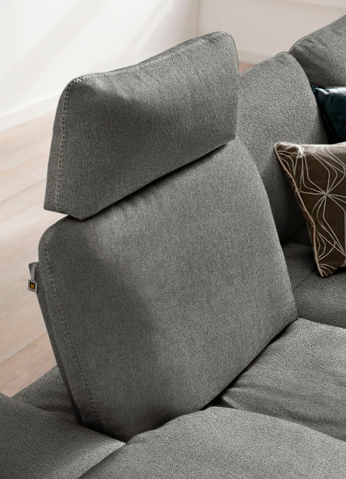 W.SCHILLIG Ecksofa »valentinoo, Designsofa, elegant und bequem, L-Form« mit Sitztiefenverstellung, Breite 318 cm