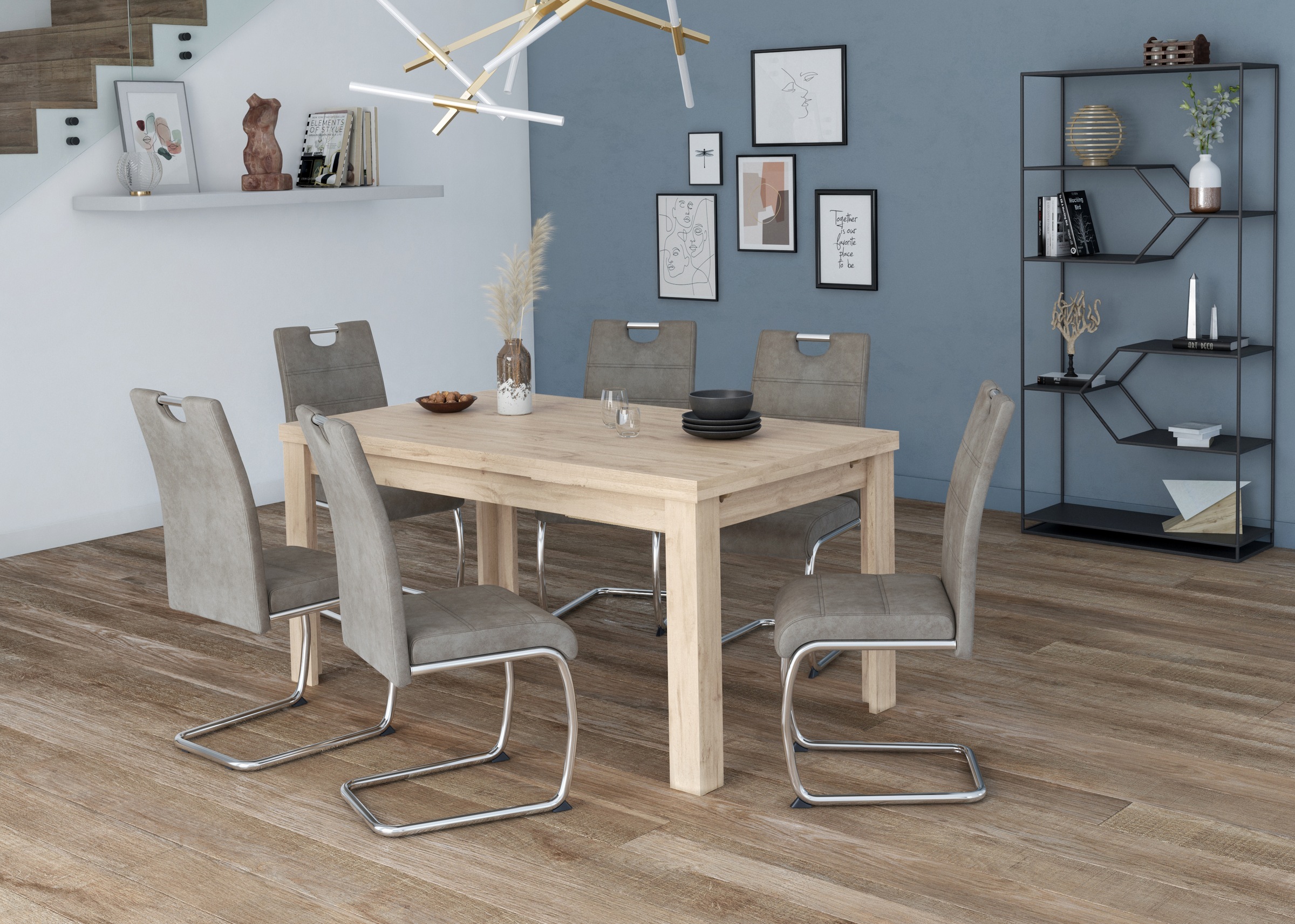 Mäusbacher Esstisch »Monti«, BESTSELLER!, Tisch, Küchentisch, Auszugstisch ausziehbar auf 280 cm