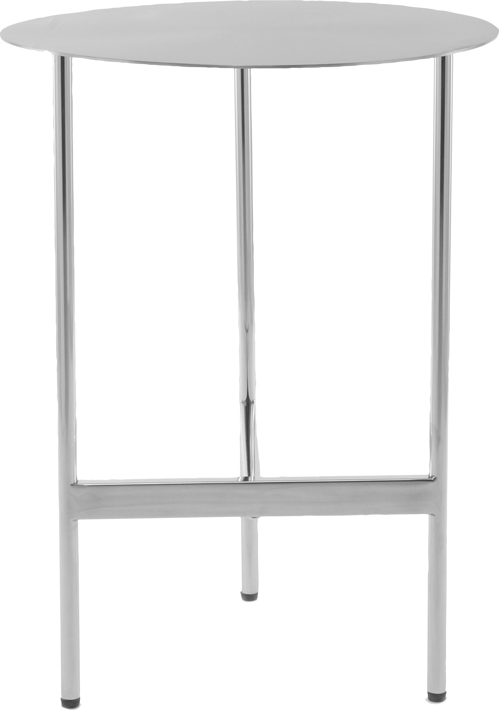 Kayoom Beistelltisch »Pema, Minimalistisches Design, Passt zu jedem Einrichtungsstil« 1 Stk. tlg. minimalistisches Gestelldesign aus Edelstahl, runde Ablagefläche