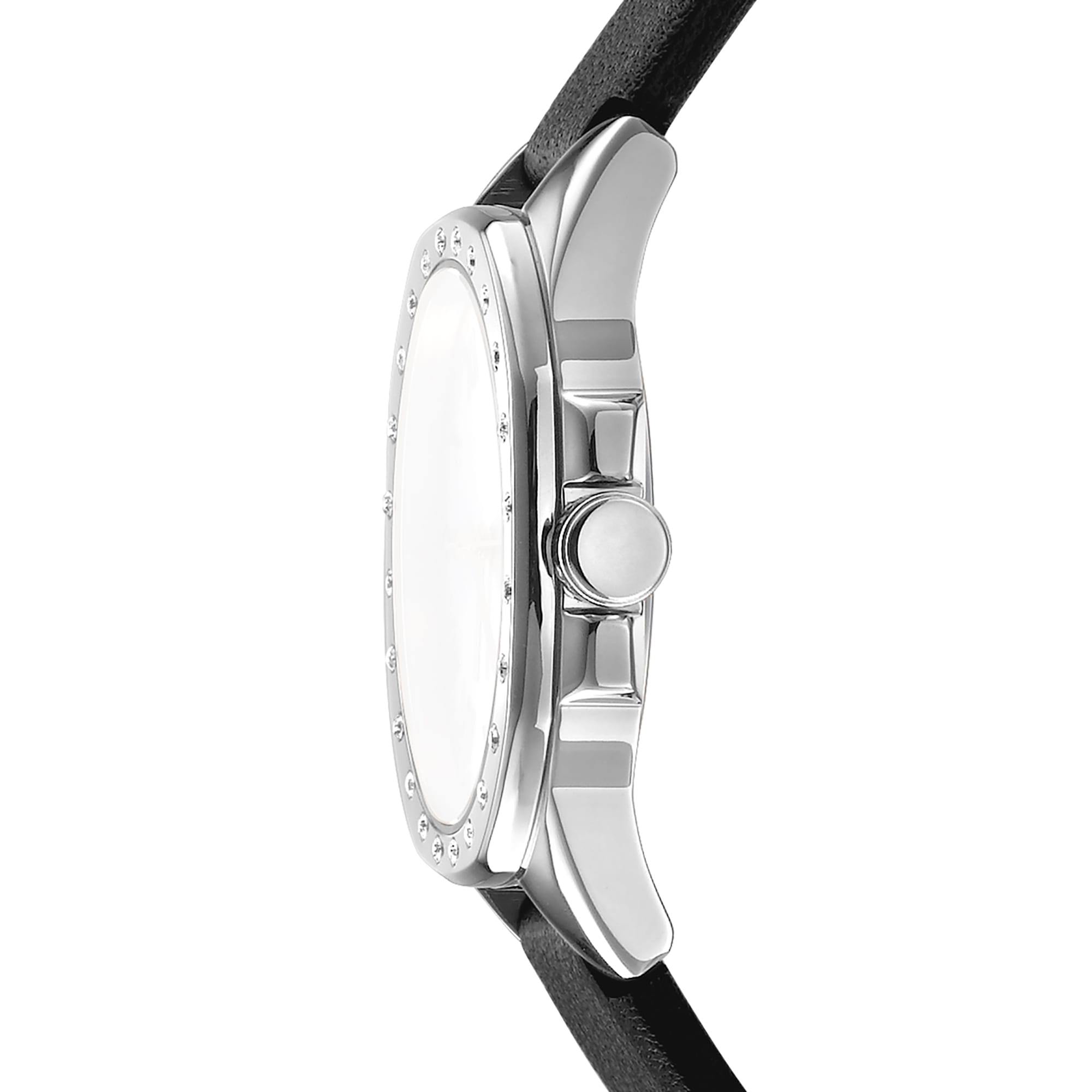DKNY Quarzuhr »Brooklyn Mini« Armbanduhr, Damenuhr, Lederarmband, analog