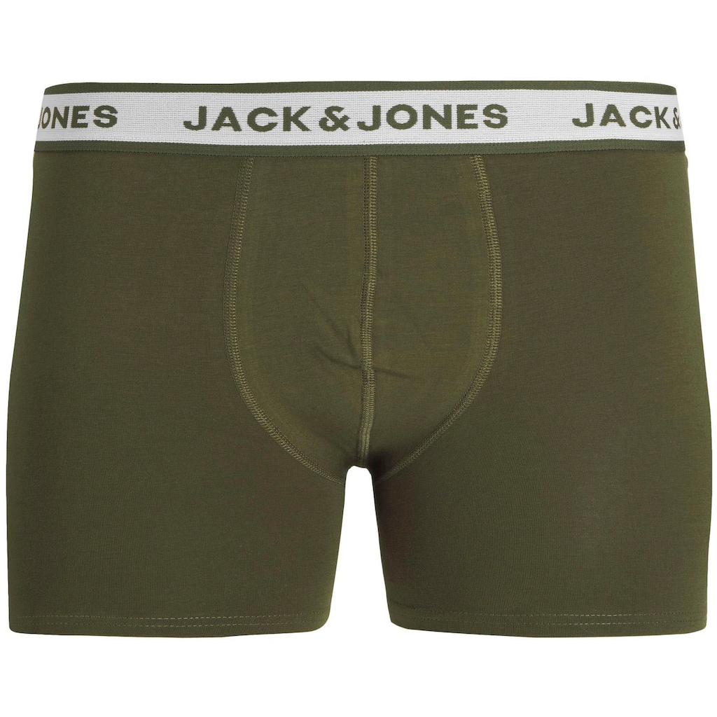 Jack & Jones Boxershorts »JJ JACSOLID BOXER BRIEFS 5 P«, (Packung, 5 St.)