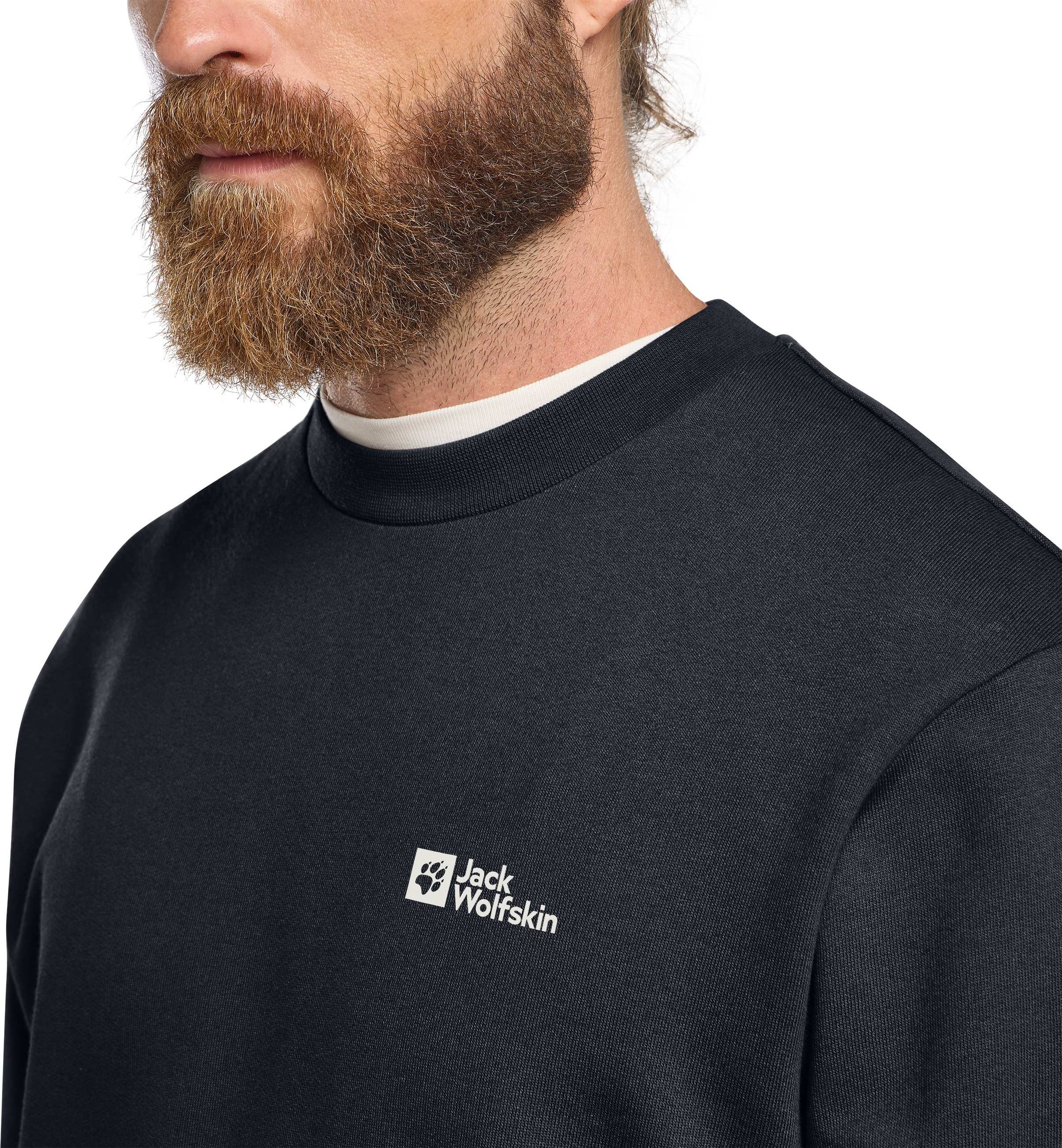 Jack Wolfskin Langarmshirt »ESSENTIAL CREWNECK M«