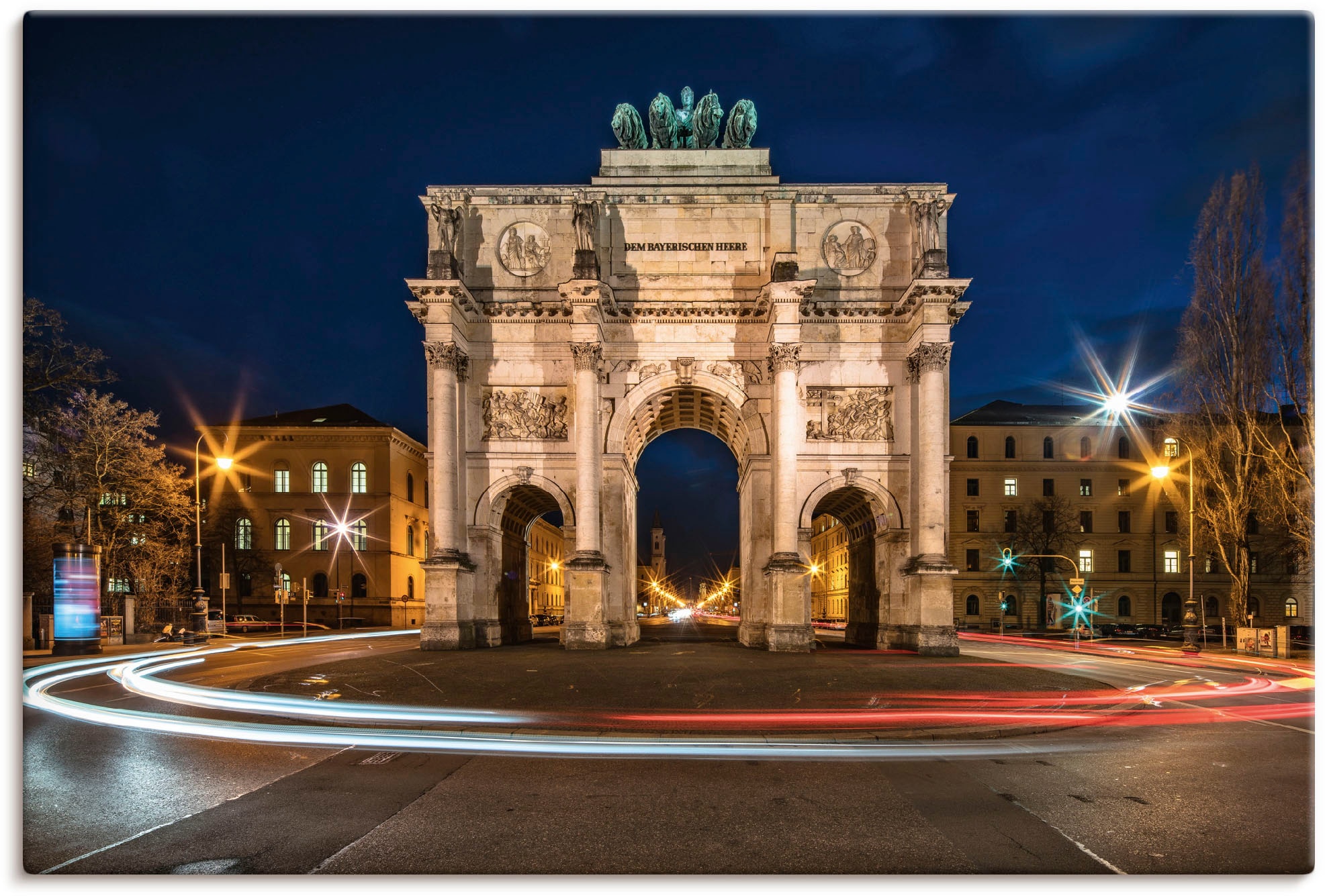 Wandbild »Siegestor München, Deutschland«, Elemente der Architektur, (1 St.), als...