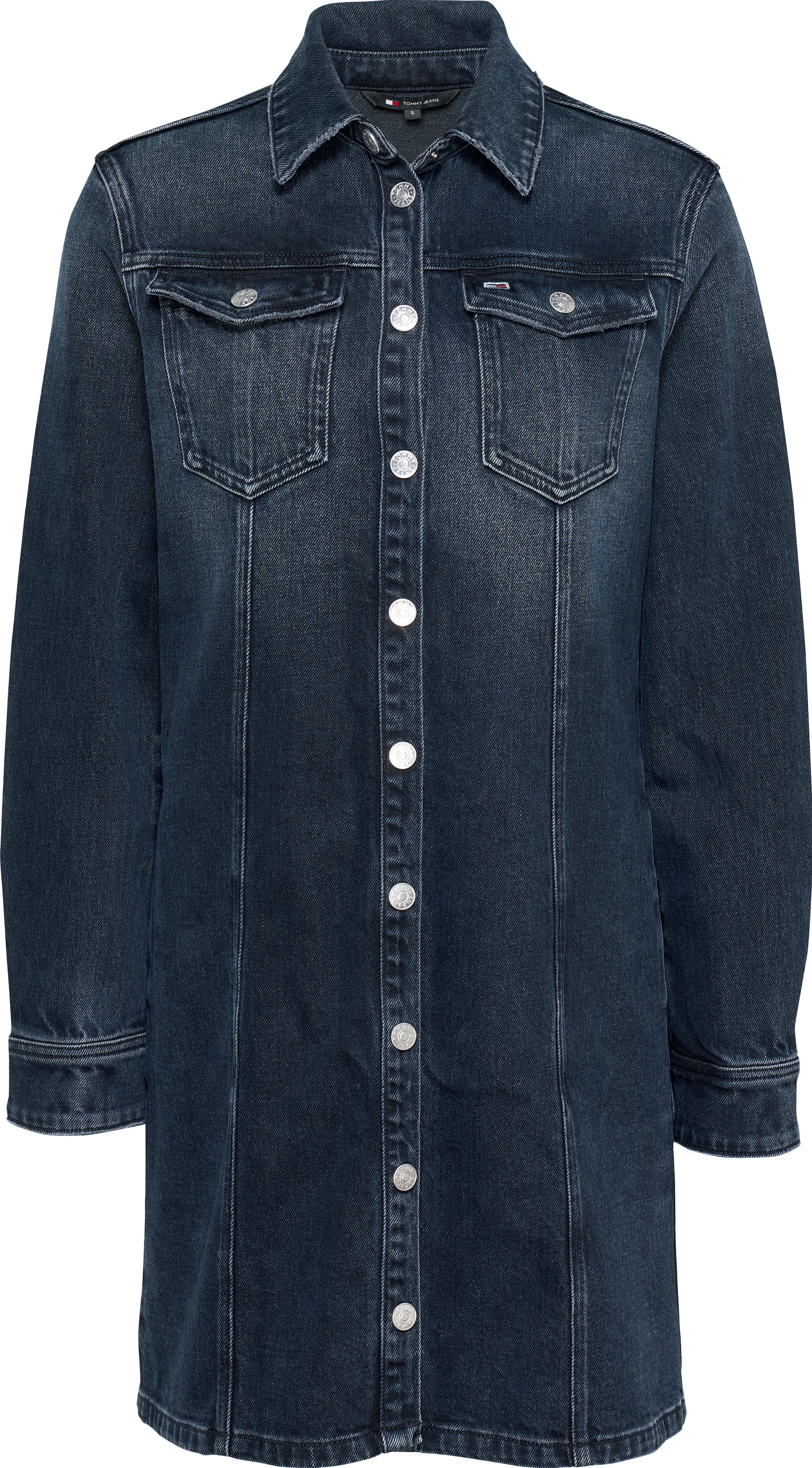 Tommy Jeans Jeanskleid »A-LINE DRESS DH6168«, mit Used-Waschung
