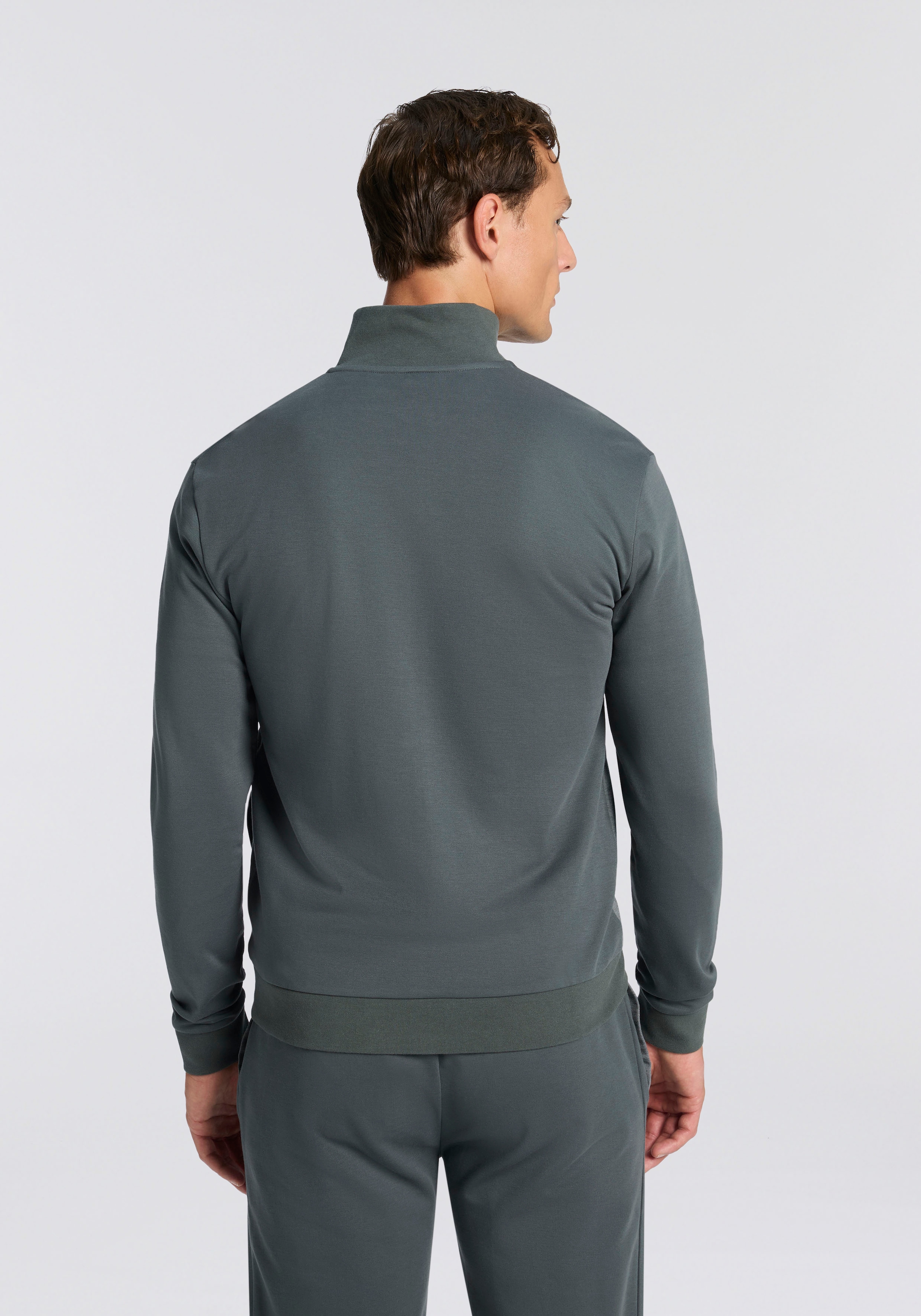 BOSS Sweatjacke »Tracksuit Jacket« Neuheit, Stehkragen