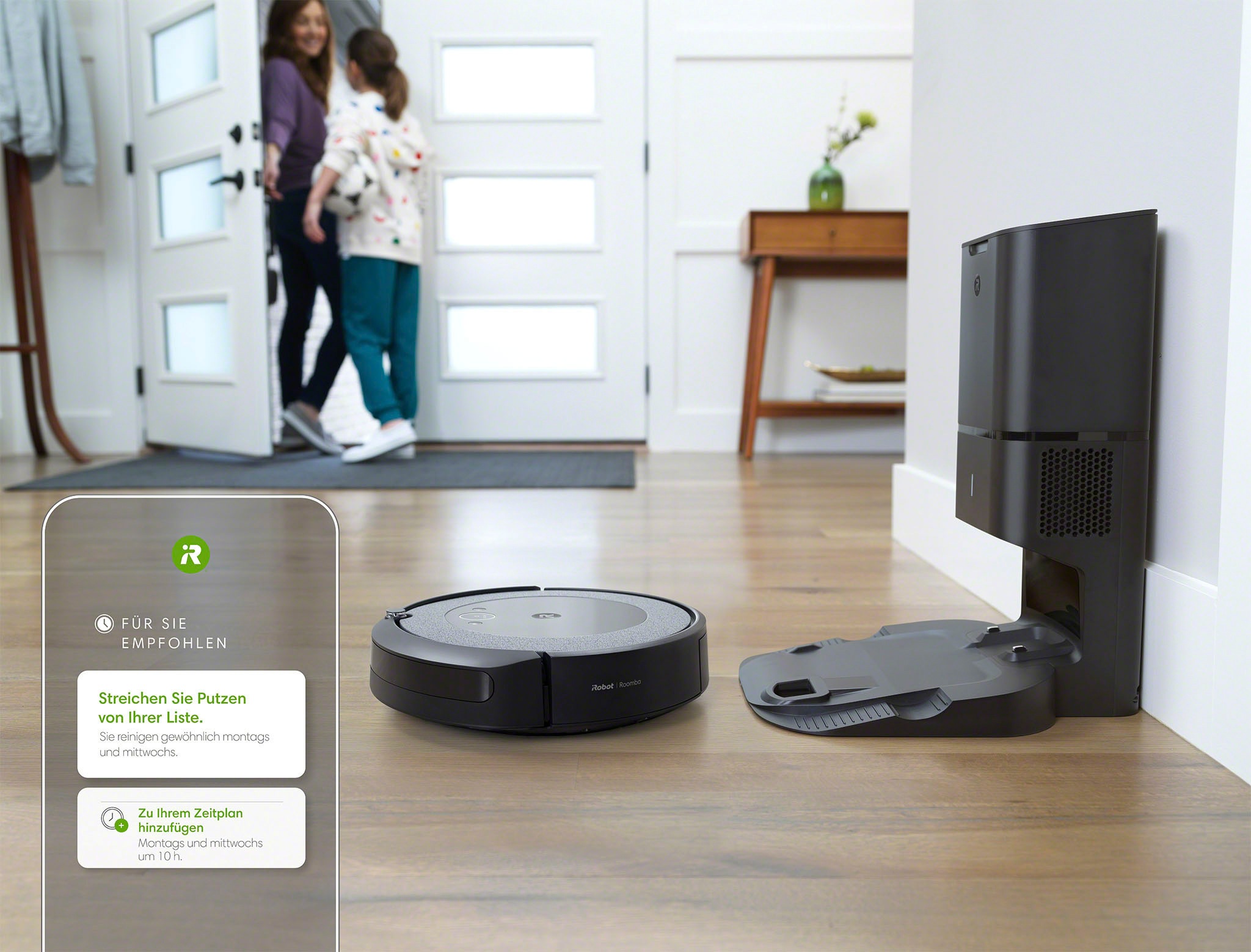 iRobot Saugroboter »Roomba® i3+ (i3558)«, App-/Sprachsteuerung, Autom.  Absaugstation mit 3 Jahren XXL Garantie | Staubsaugerbeutel