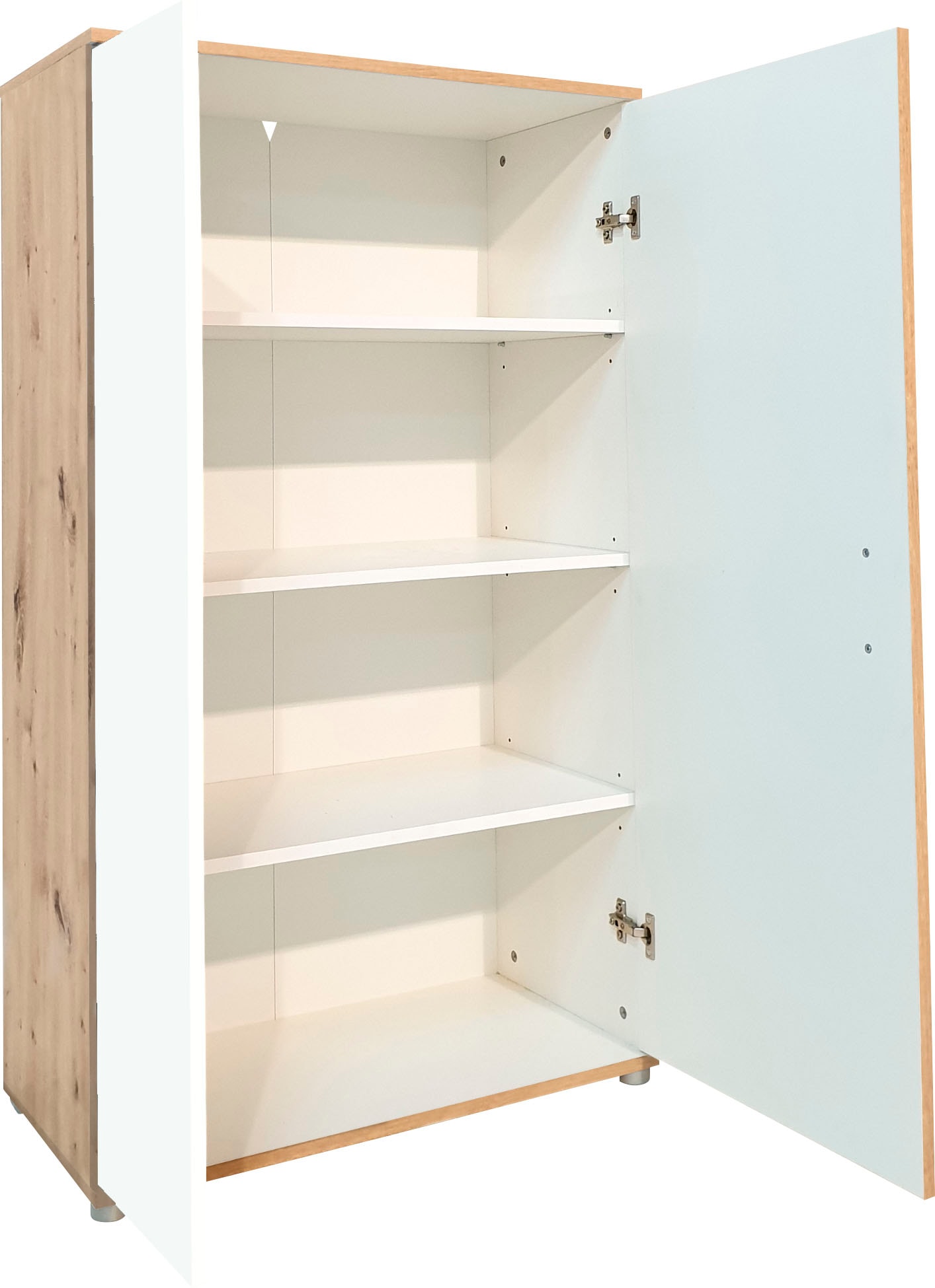 Home affaire Mehrzweckschrank »Wien« H/B/T ca. 121/70/35 oder 160/70/35,  Mehrzweckschrank, Melamin-Oberfläche, Einlegeböden höhenverstellbar