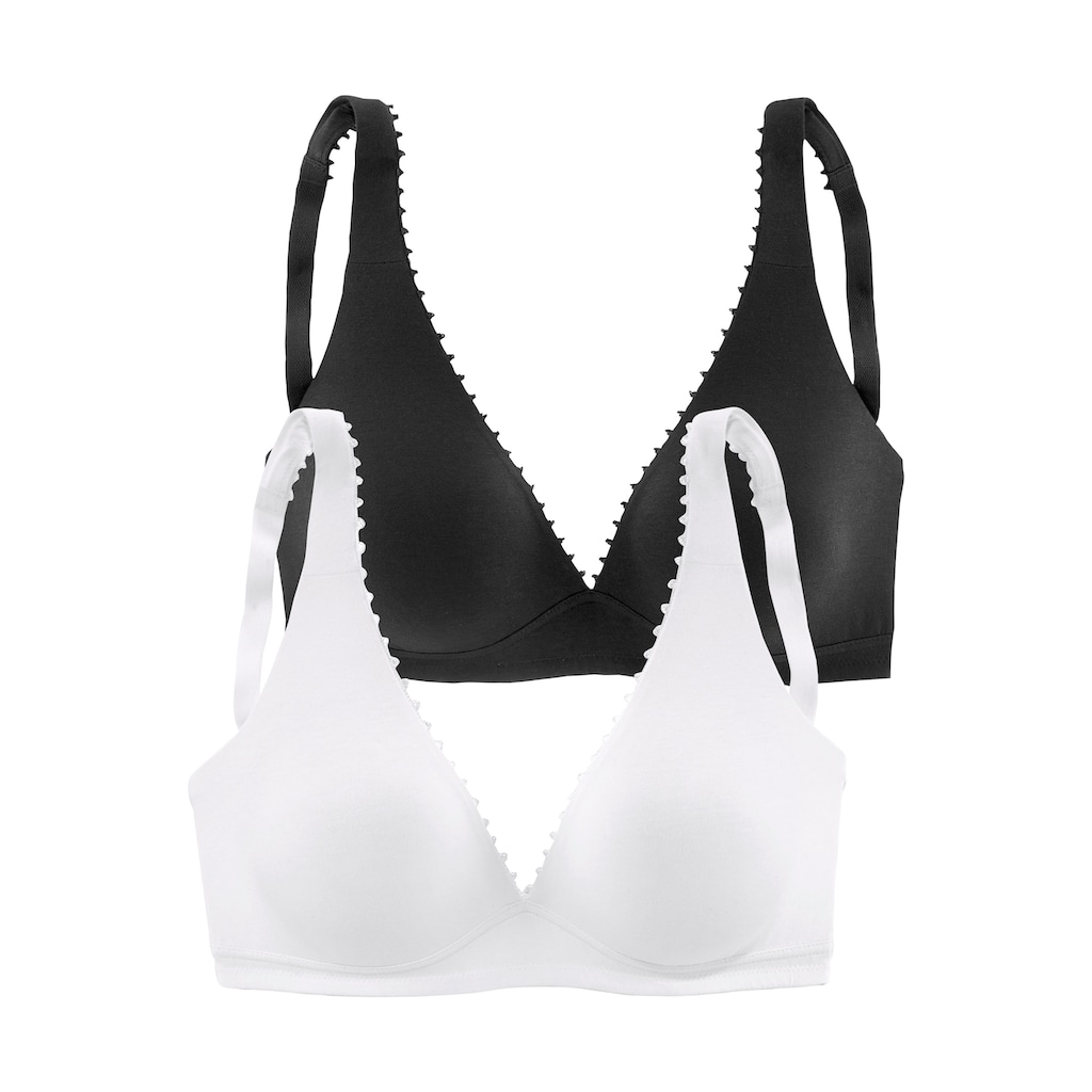 petite fleur Bralette-BH, (Packung, 2 Stück)