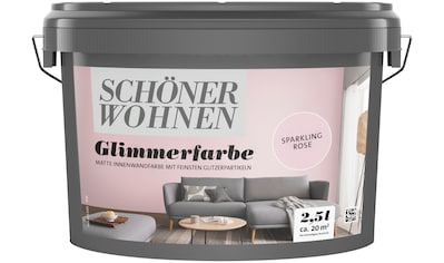 SCHÖNER WOHNEN FARBE Wand- und Deckenfarbe »Trendstruktur Glimmerfarbe«