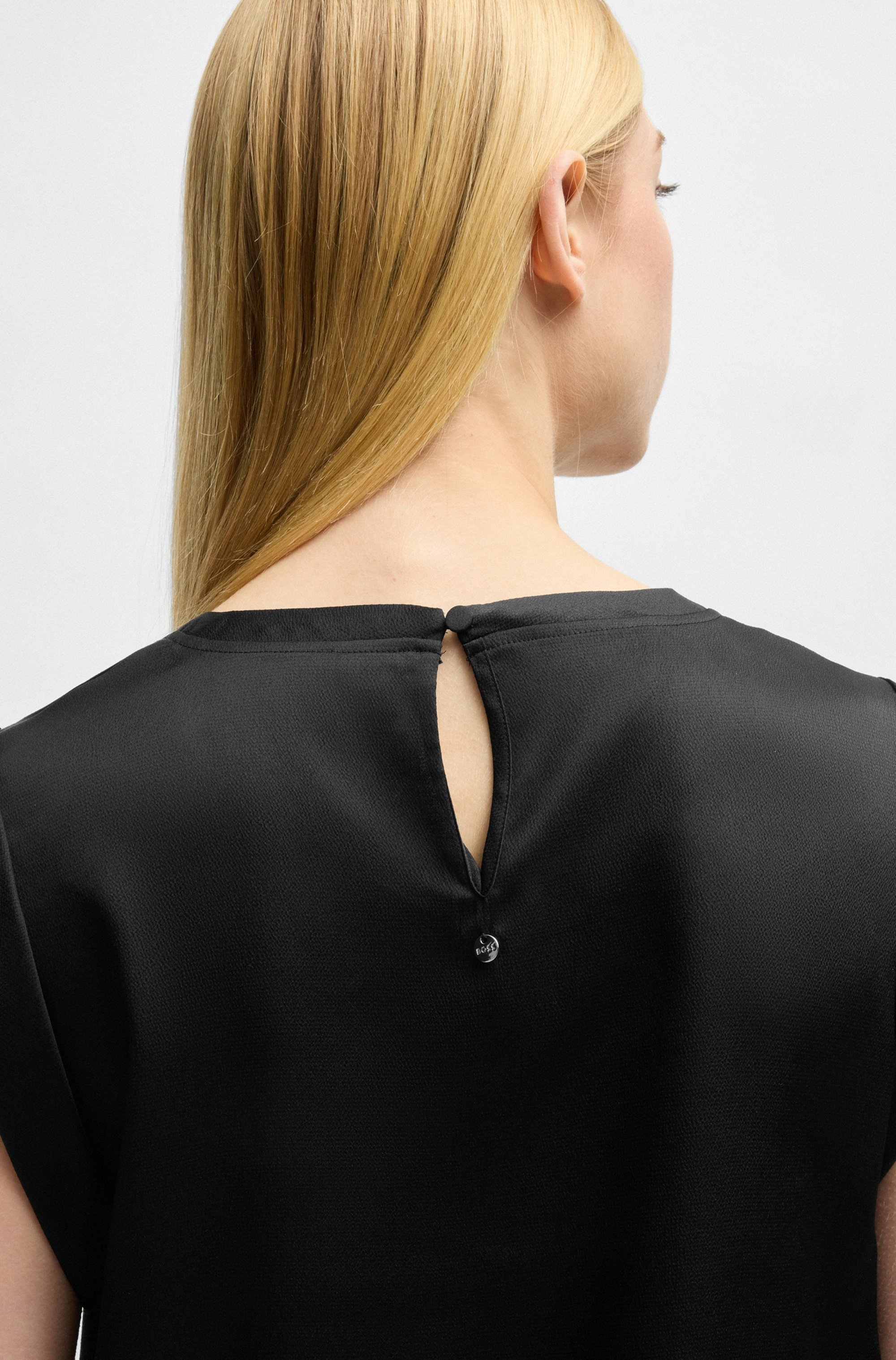 BOSS ORANGE Klassische Bluse »Ieaska Premium Damenmode«, Satin Qualität