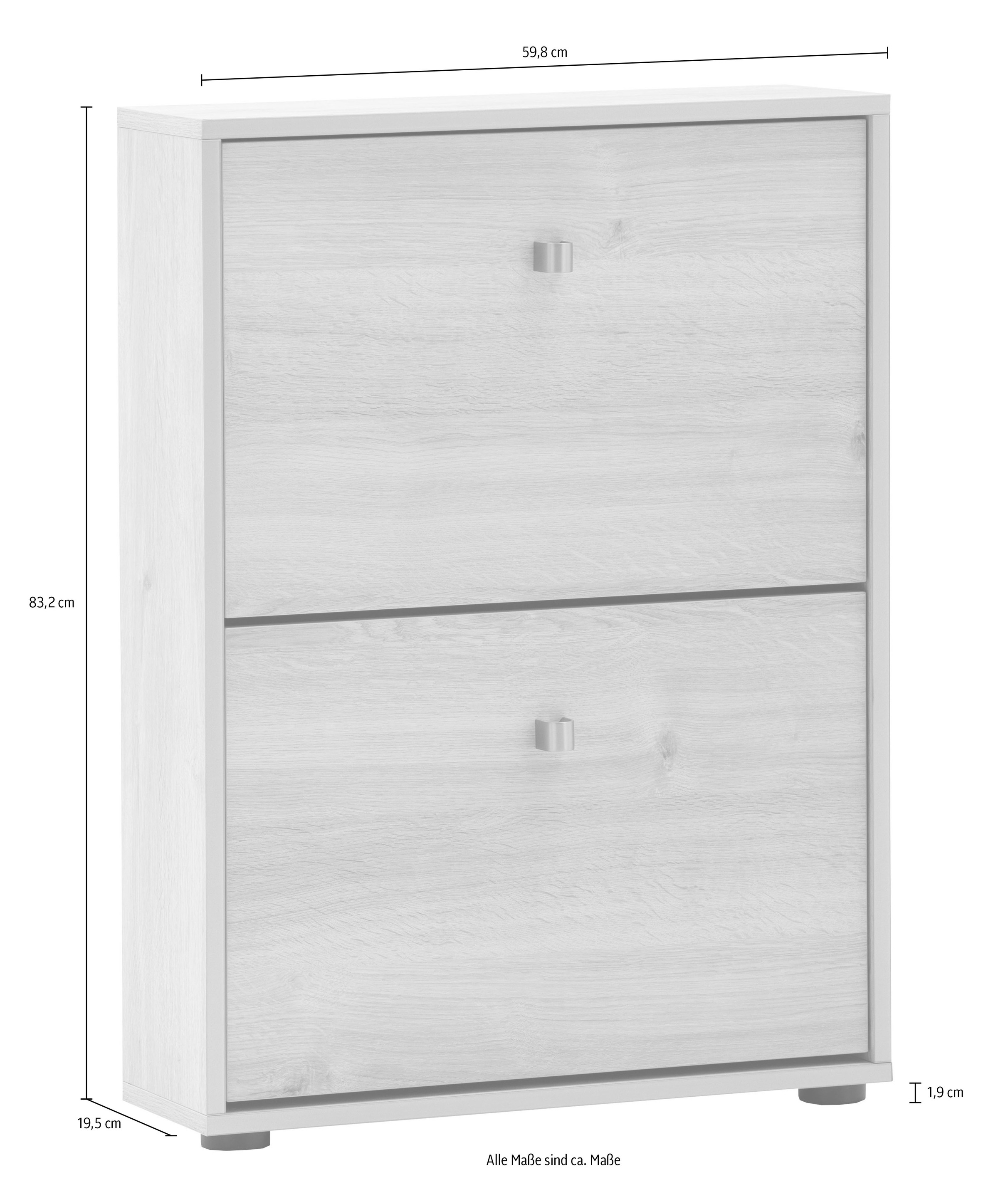 Schildmeyer Schuhschrank »Flora, Schuhkipper, Made in Germany, B: 60 cm« 1 Stk. tlg. Solide Verarbeitung - Dieses Produkt ist in Deutschland gefertigt