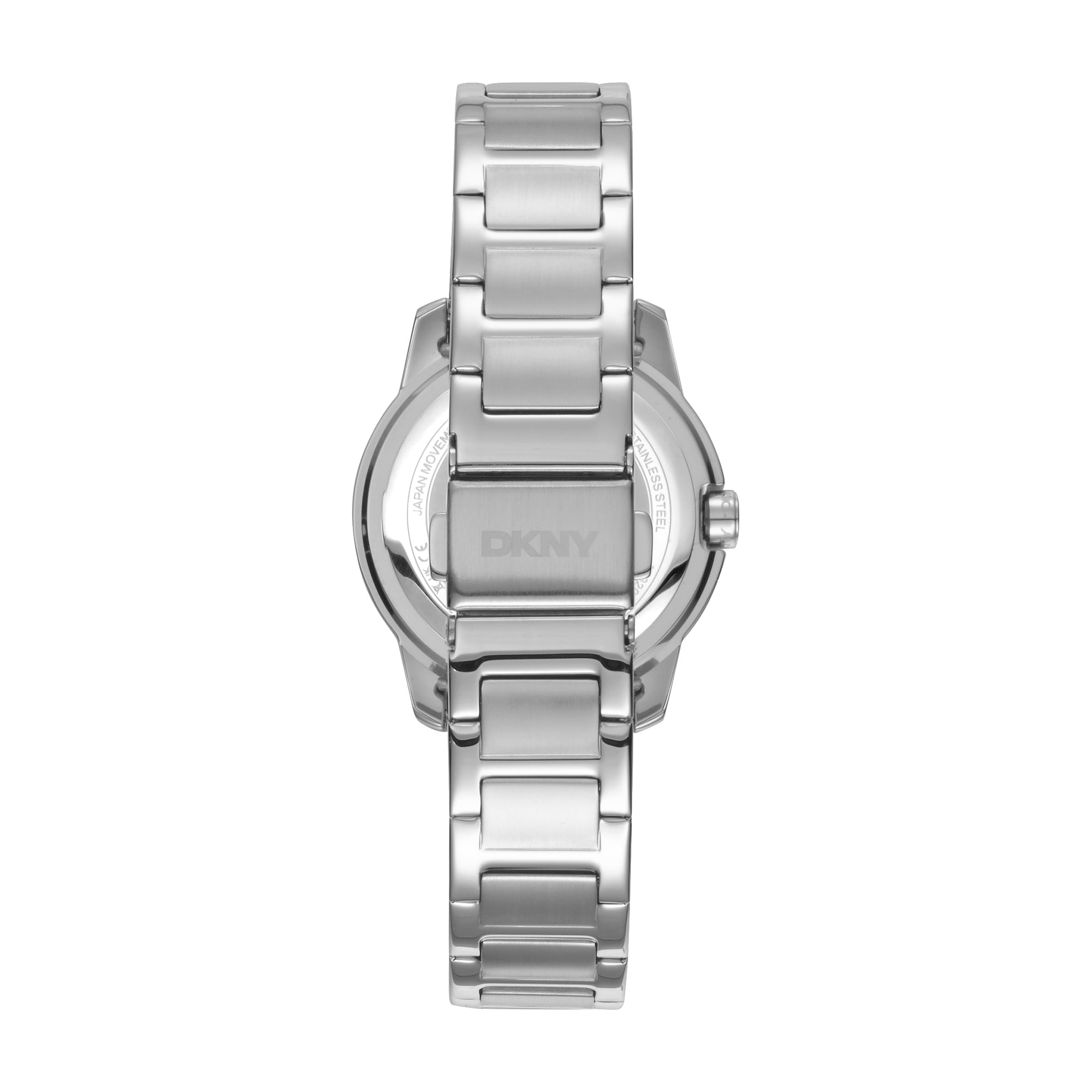 DKNY Quarzuhr »Park Ave Midi« Armbanduhr, Damenuhr, Edelstahlarmband, analog