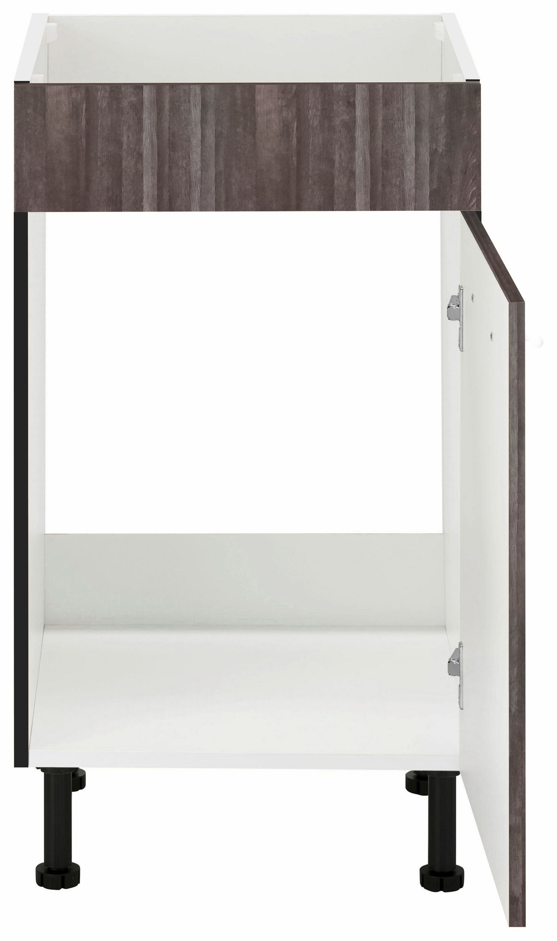 wiho Küchen Spülenschrank »Nisos«, 50 cm breit, mit verstellbaren Füßen, ohne Arbeitsplatte