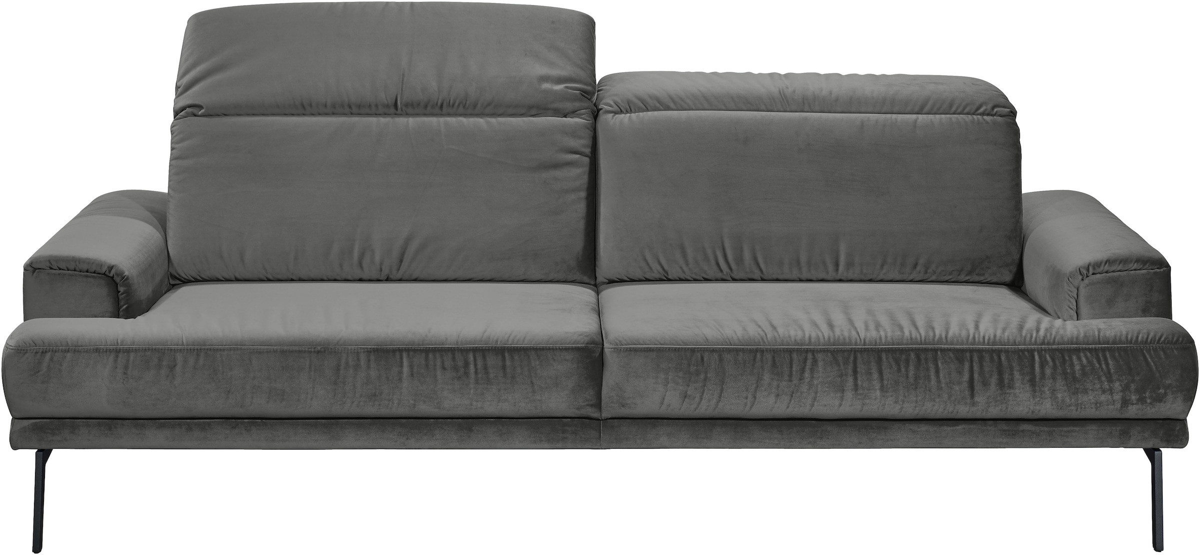 Musterring 3-Sitzer »MR 4580«, inkl. Kopf- und Sitztiefenverstellung, Fuß schwarz, B228 x T103 cm